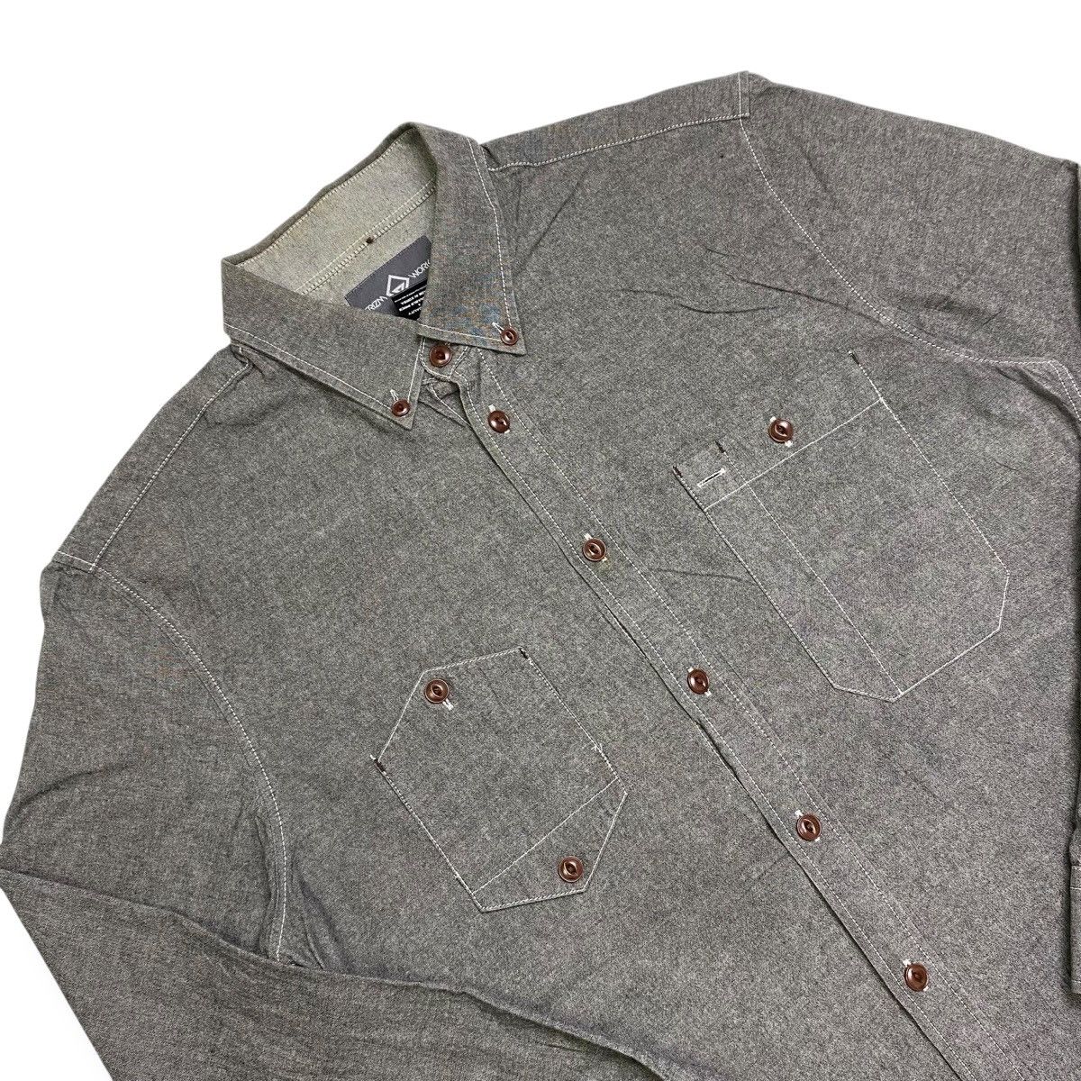Vintage Frizmwork long sleeve button shirt Size US XL / EU 56 / 4 - 5 Thumbnail