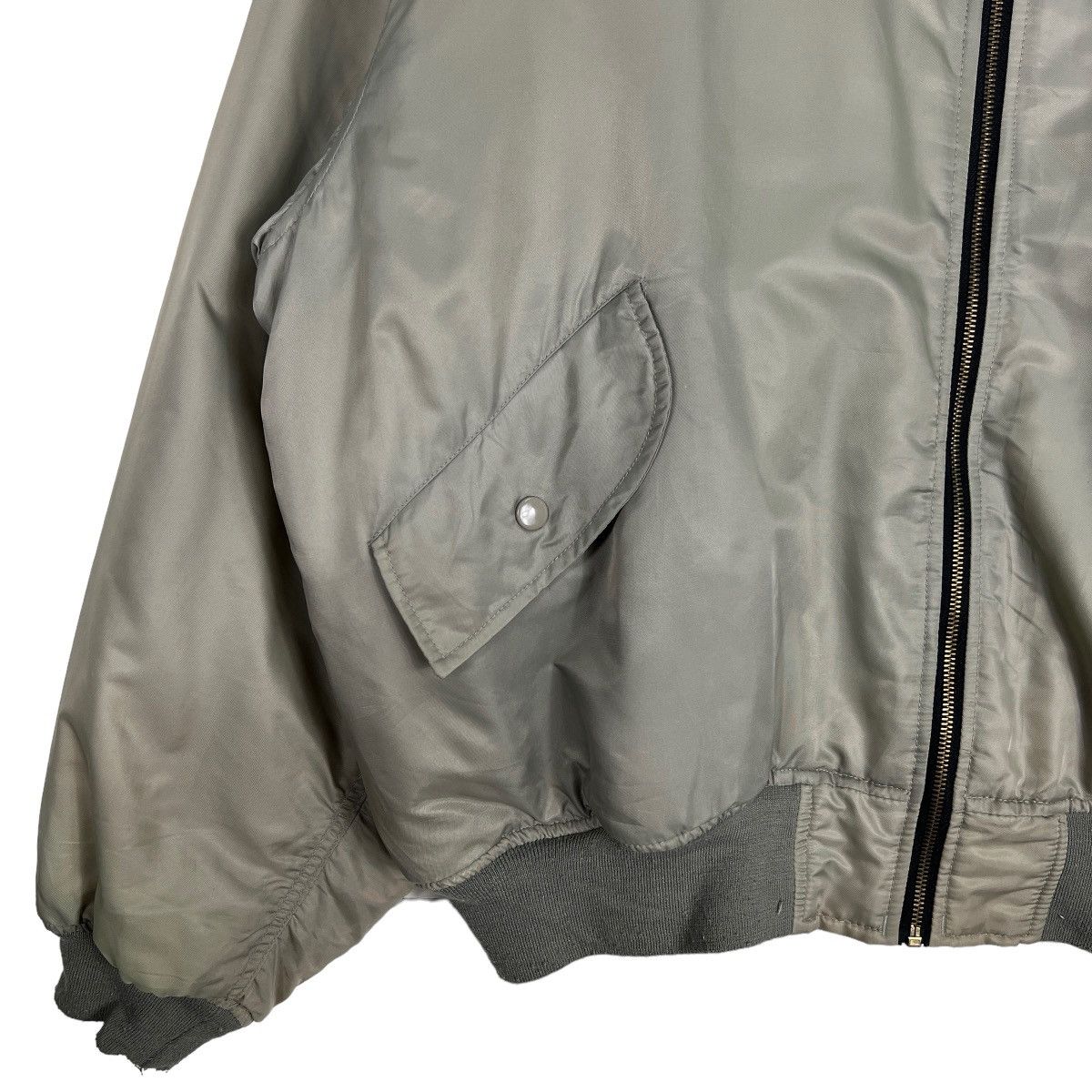 Japanese Brand 🔥 RARE RIOT RIOT MA-1 DESTROY BOMBER JACKET Size US XXL / EU 58 / 5 - 6 Thumbnail