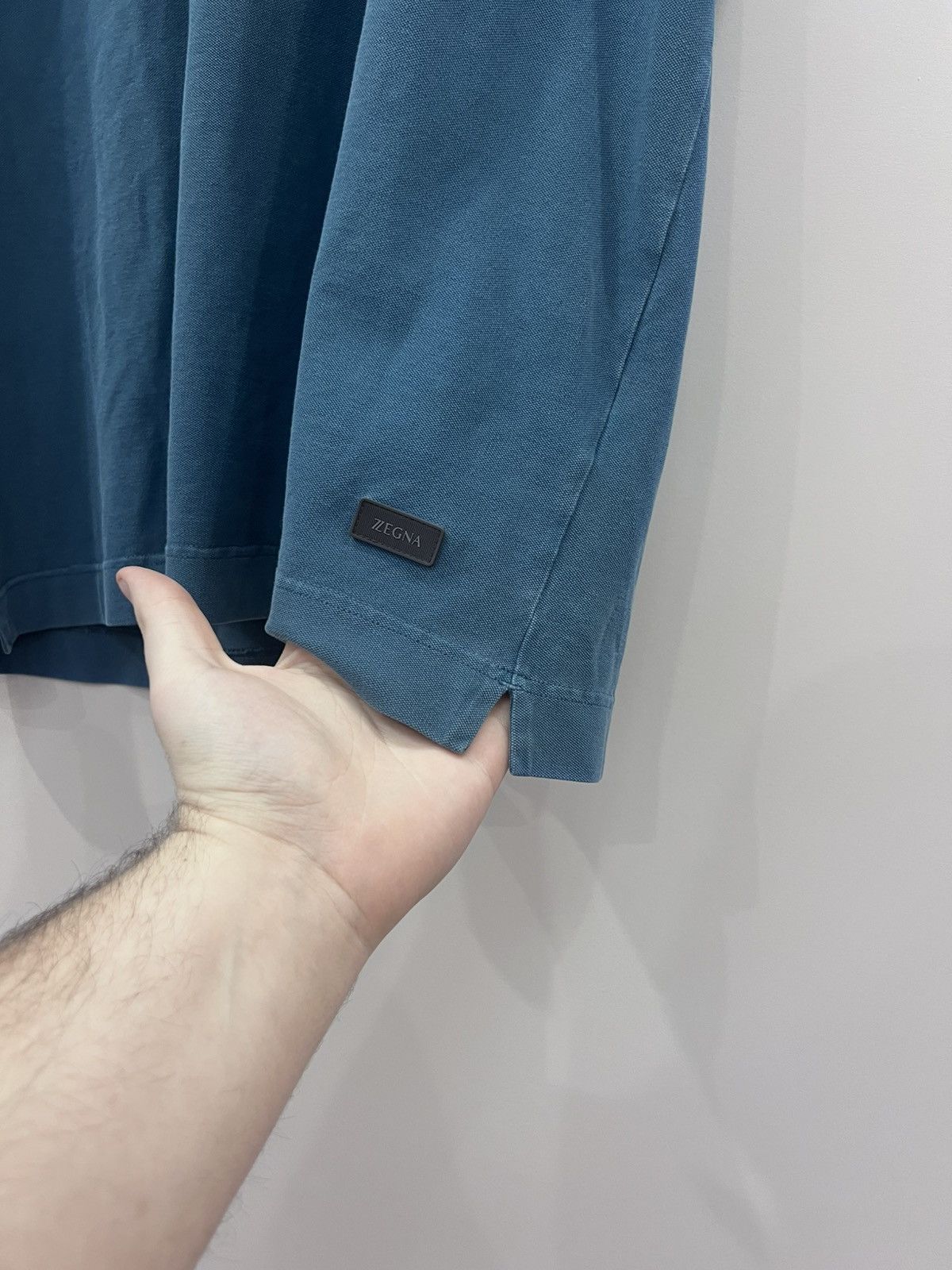 Z Zegna VERY RARE Basic luxury polo tee zegna XXL Size US XXL / EU 58 / 5 - 2 Thumbnail