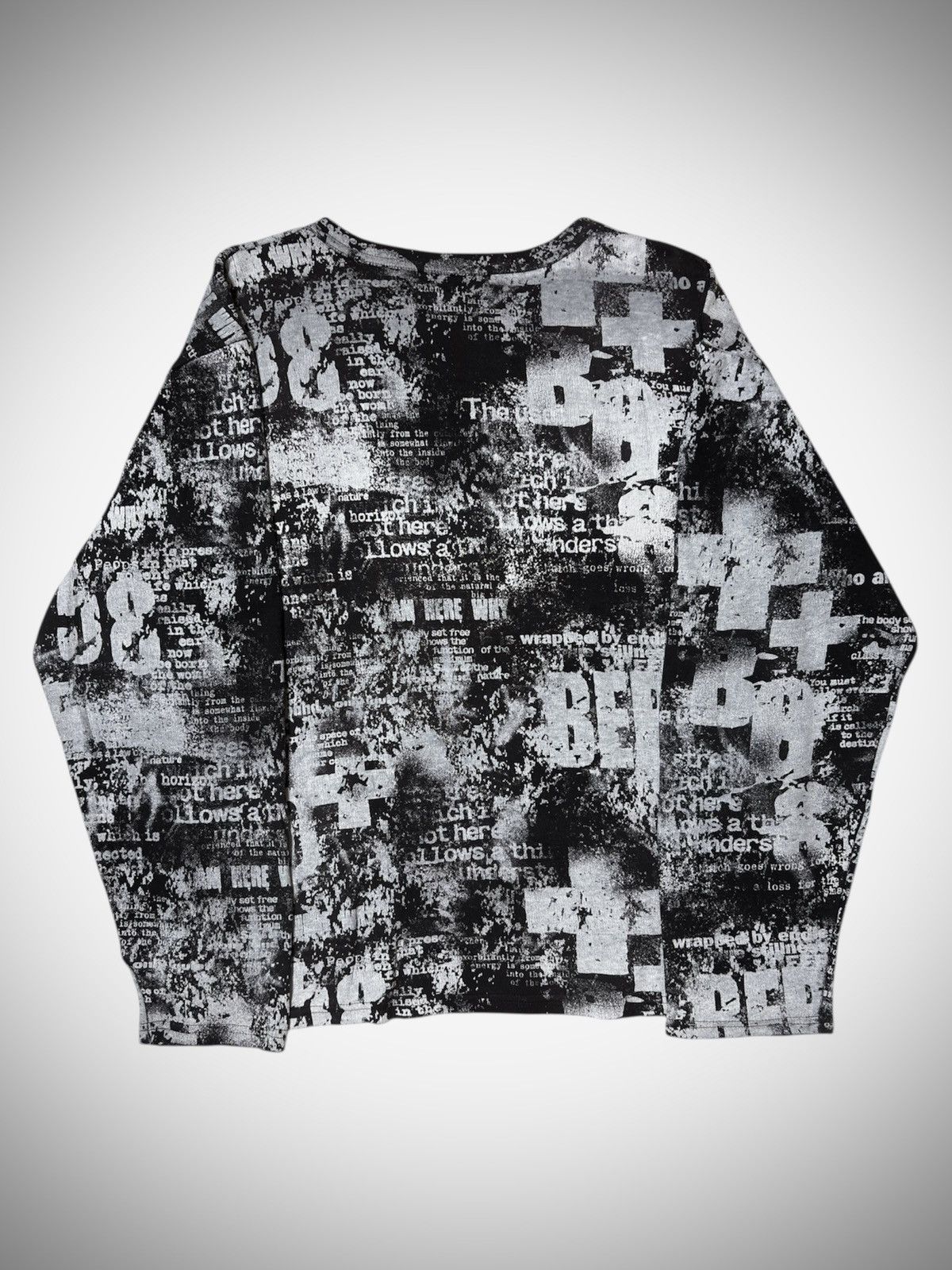 If Six Was Nine 2000’s BERNINGS SHO Vkei Style Punk Seditionaries Ls T-Shirt Size US L / EU 52-54 / 3 - 4 Thumbnail