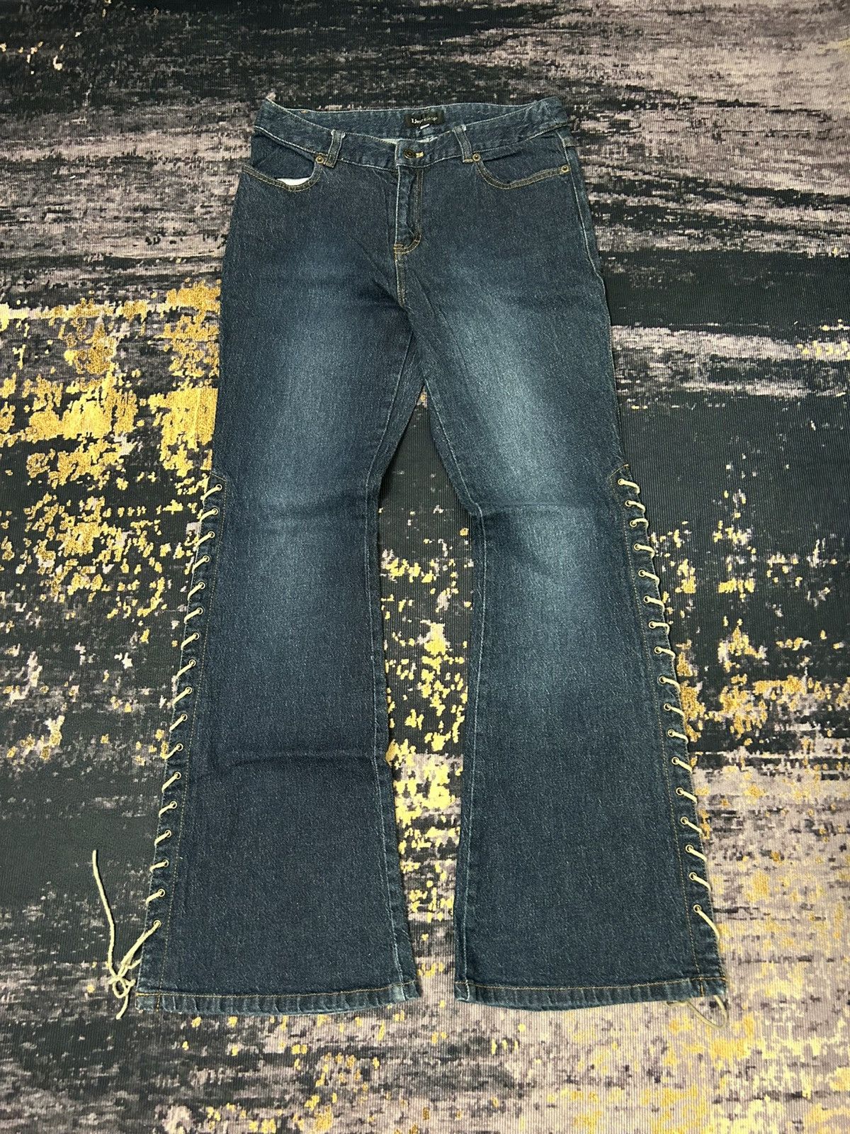 If Six Was Nine Henry Duarte Lace-Up Jeans | Grailed