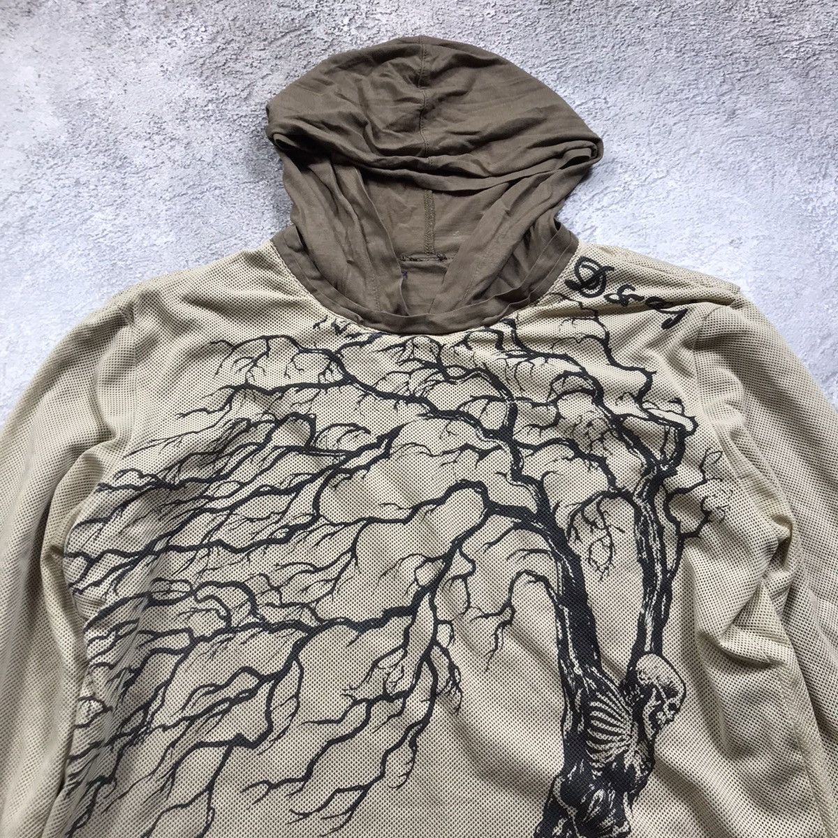 Vintage Vintage Y2K Skeleton Graphic Hoodie Dark Grunge Streetwear M Size US M / EU 48-50 / 2 - 1 Thumbnail