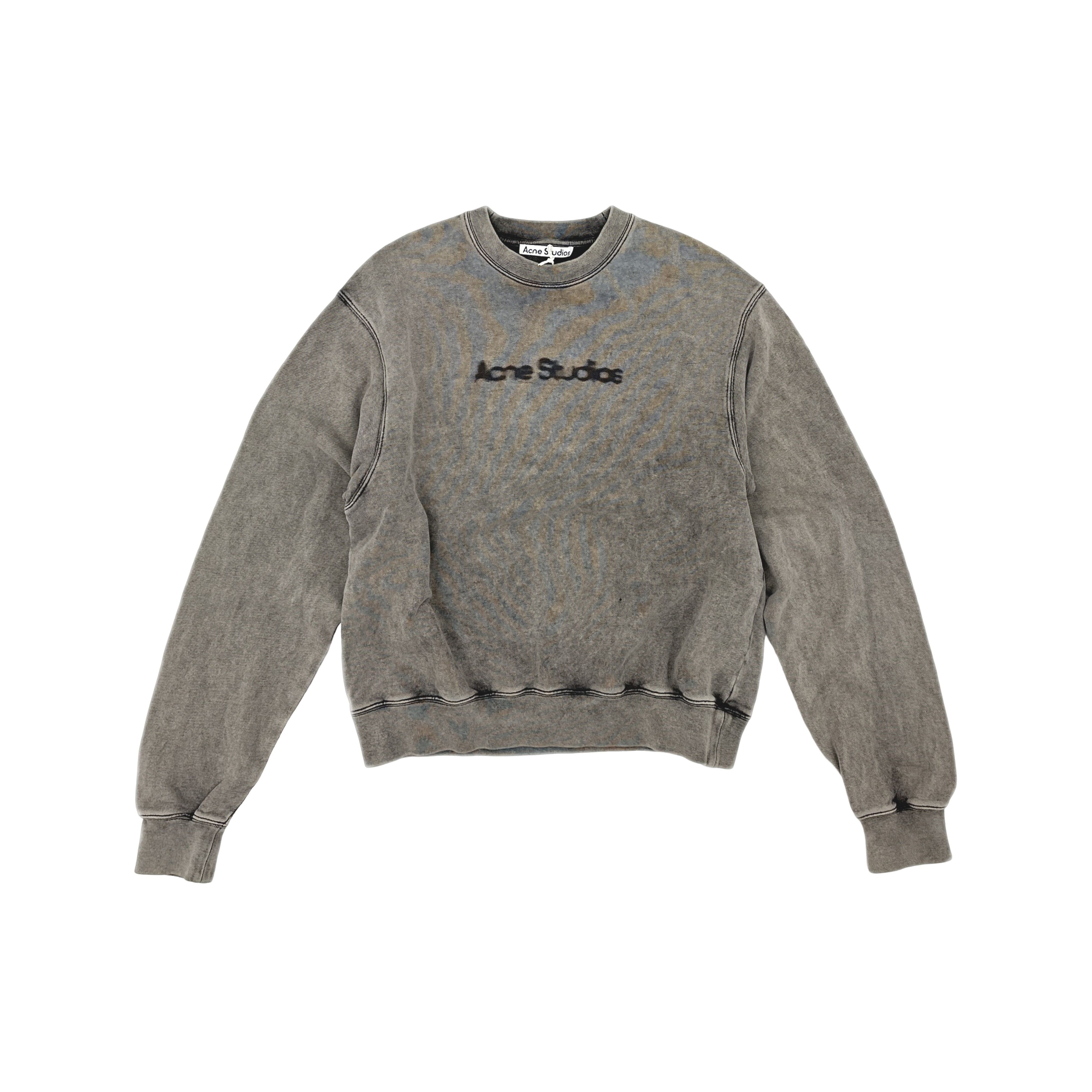 Acne Studios Acne Studios Blurred Logo Faded Sweatshirt XXS Size XXS / US 00 / IT 34 - 1 Thumbnail