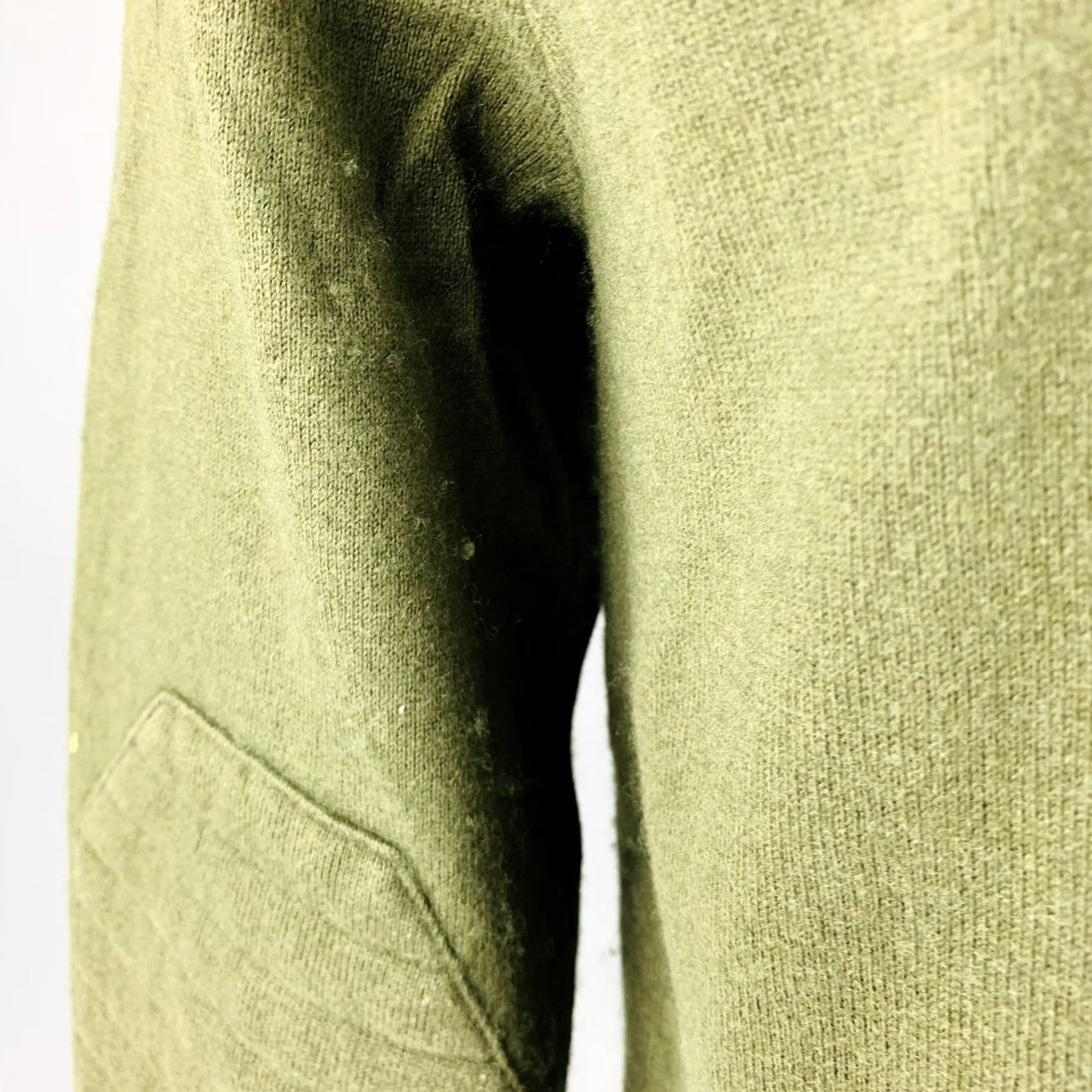 Vintage RRL by RALPH LAUREN Jacket L Green Quilted Cotton Wool Zip Up Mens Size US L / EU 52-54 / 3 - 4 Thumbnail