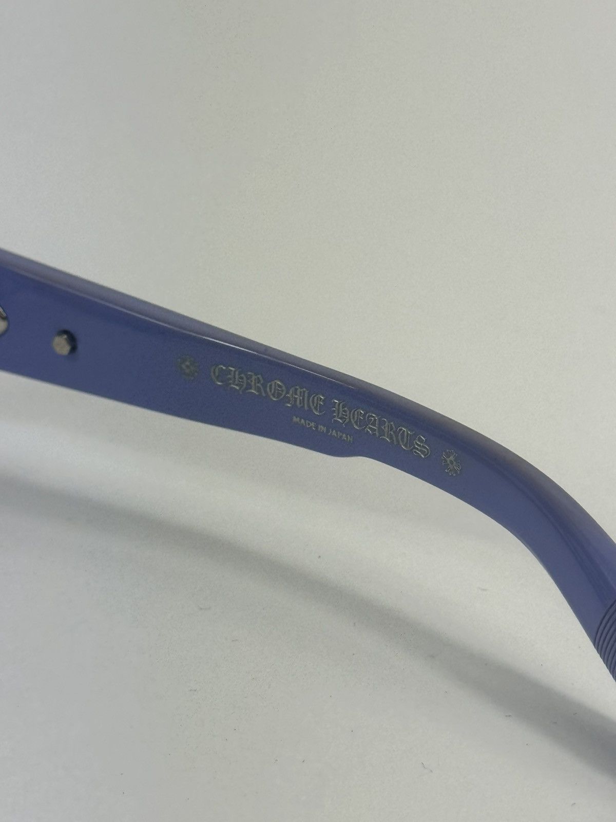 Chrome Hearts Lilac Sterling Silver Stars Hardware Roller Sunglasses RARE Size ONE SIZE - 6 Thumbnail