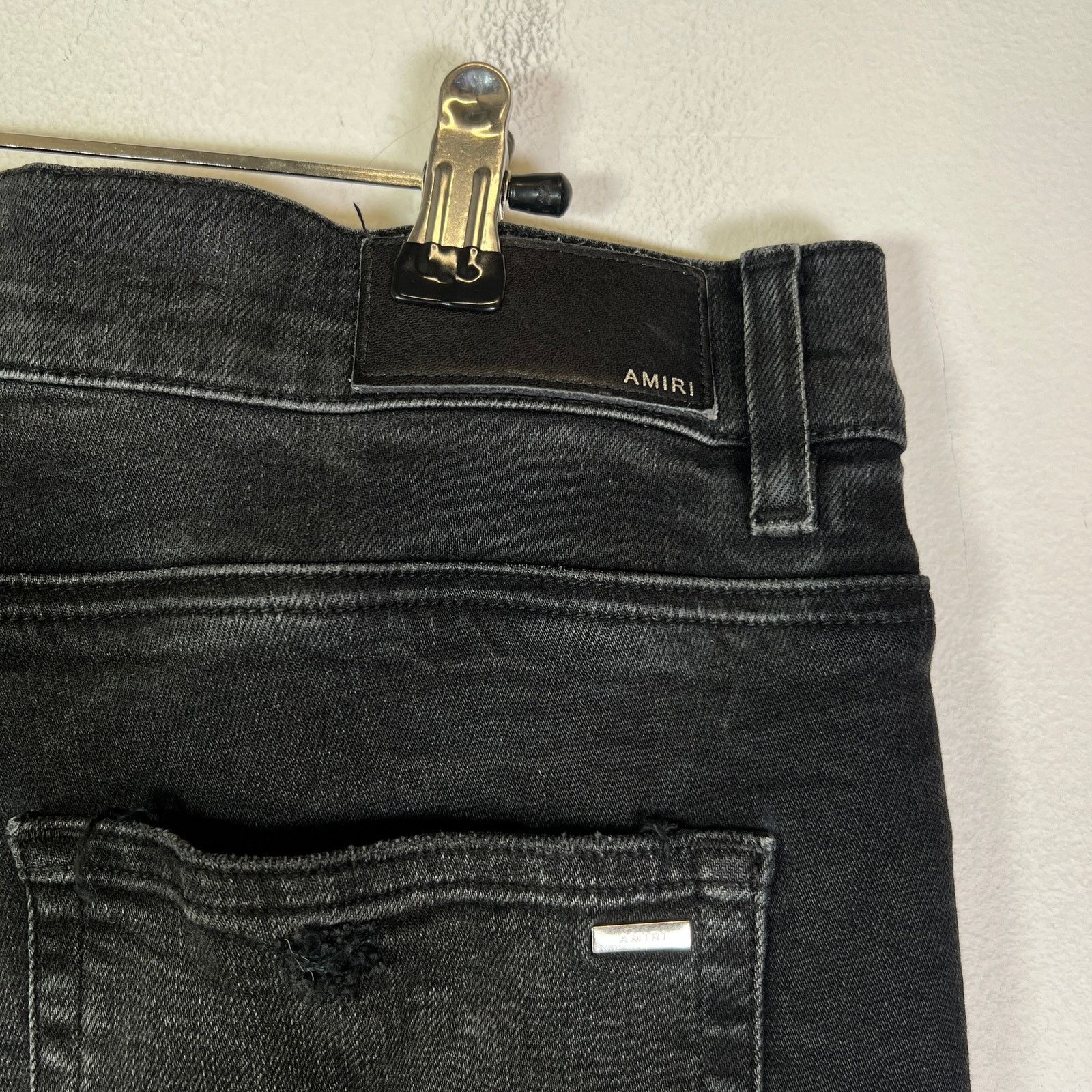Amiri Amiri Black Washed Distressed Jeans Size US 36 / EU 52 - 3 Thumbnail