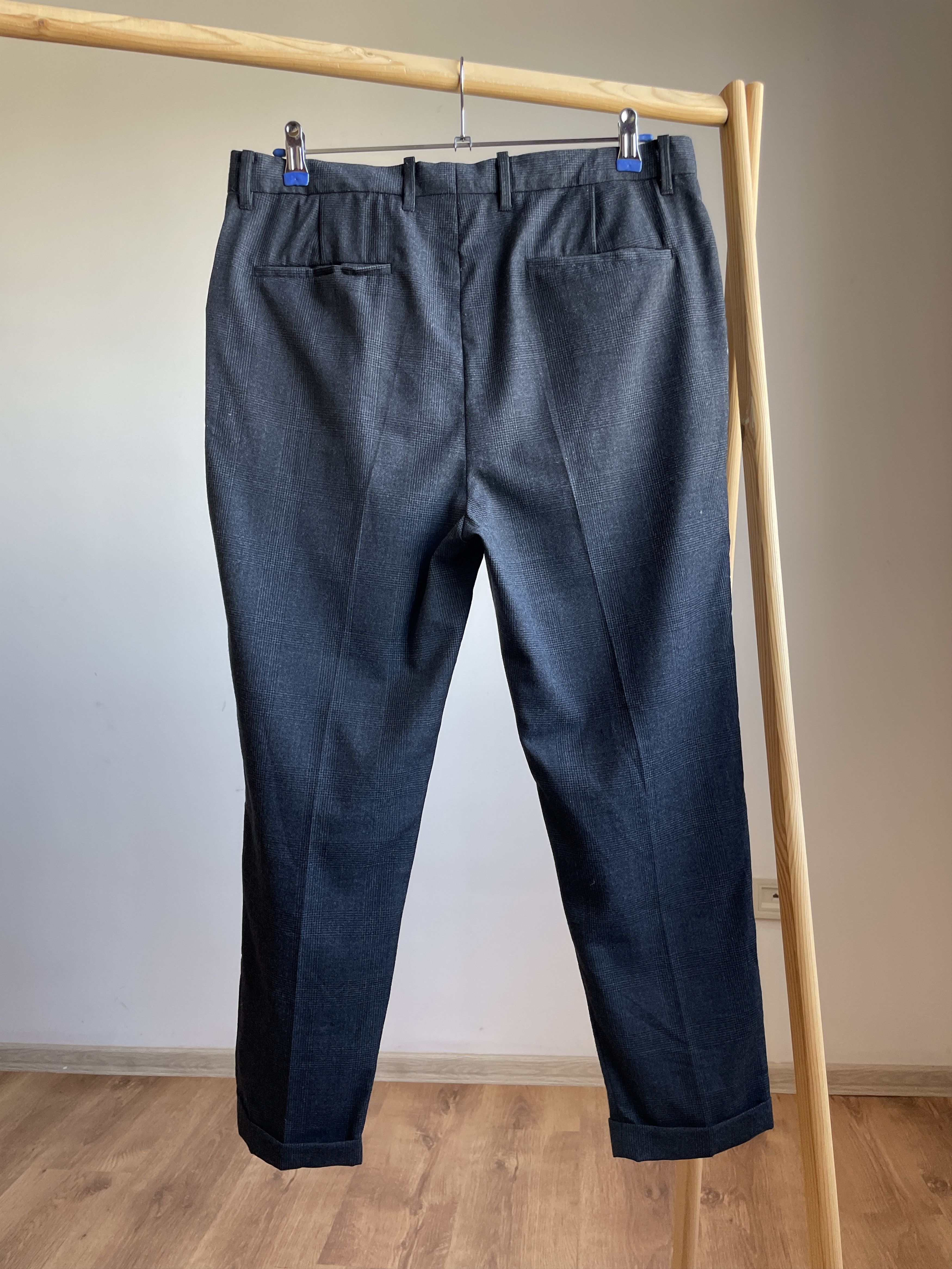 Allsaints Allsaints Check Wool Dayton Cropped Dress Trousers Size 32 Size US 32 / EU 48 - 2 Thumbnail