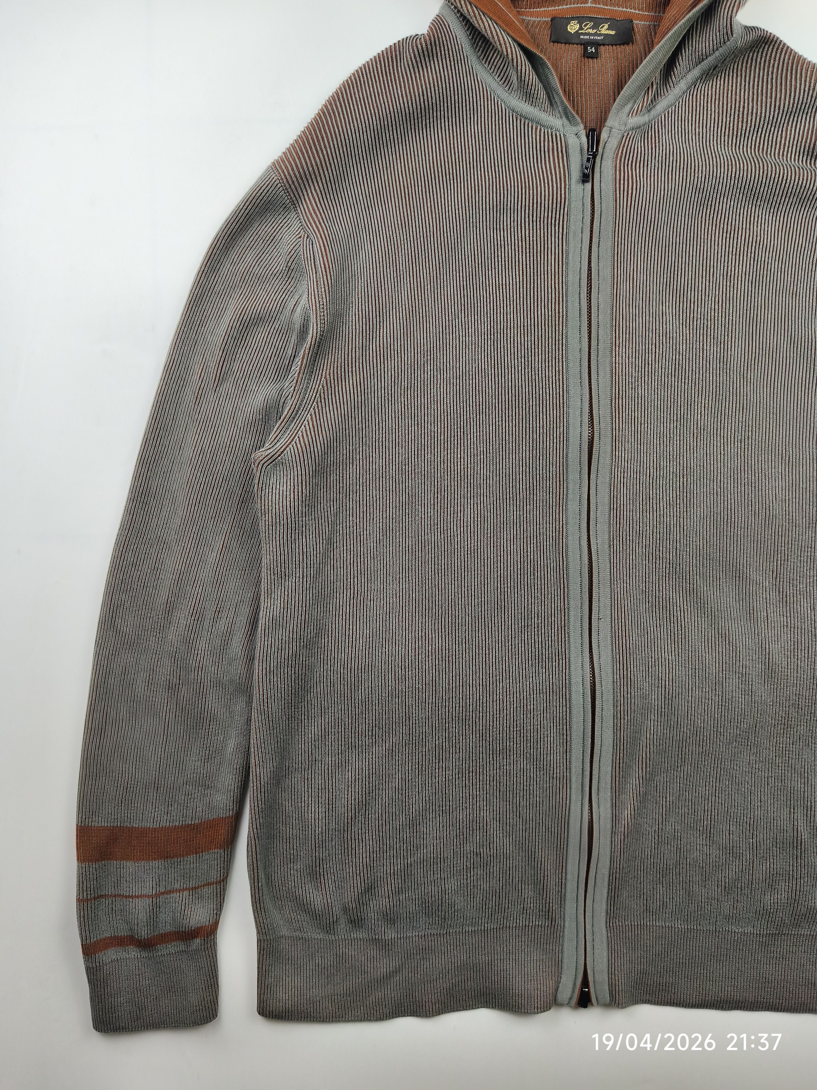 Loro Piana Loro piana reversible zip up hooded cardigan Size US L / EU 52-54 / 3 - 5 Thumbnail
