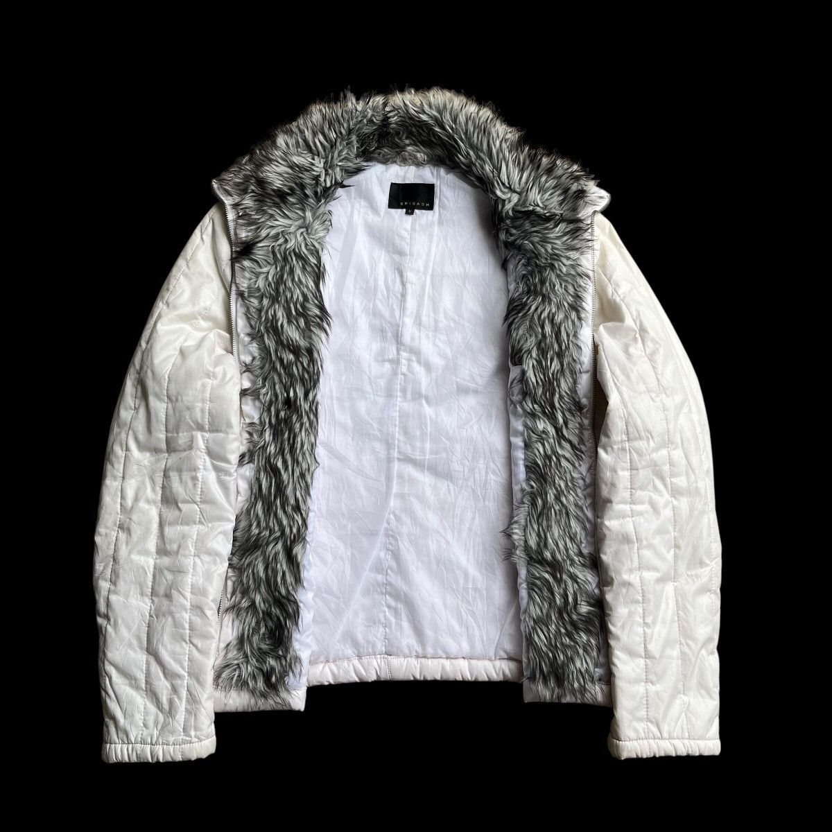 Japanese Brand Spinach Fur Bikers Jacket LGB Style Size US L / EU 52-54 / 3 - 4 Thumbnail