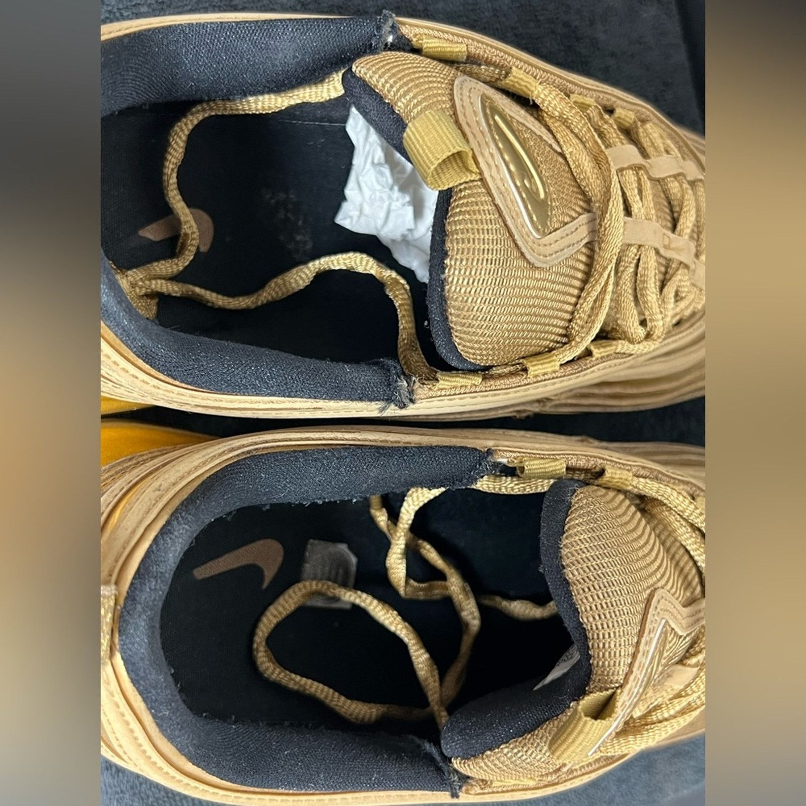 Nike Nike Air Max 97 Metallic Gold Low Top Shoes Mens 10.5 W/ Box Size US 10.5 / EU 43-44 - 7 Thumbnail