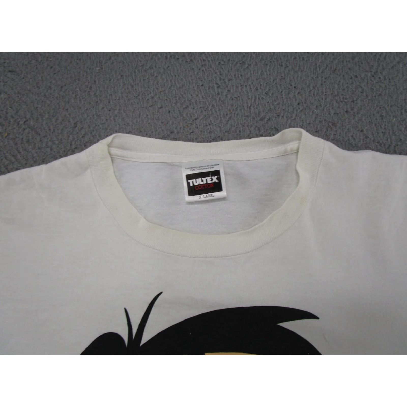 Tultex VTG 90s The Flintstones Fred Flintstone Shirt Double Sided Single Stitch XL Unisex Cotton Graphic Tee White 1990s Mens Womens Boys Girls Size US XL / EU 56 / 4 - 6 Thumbnail
