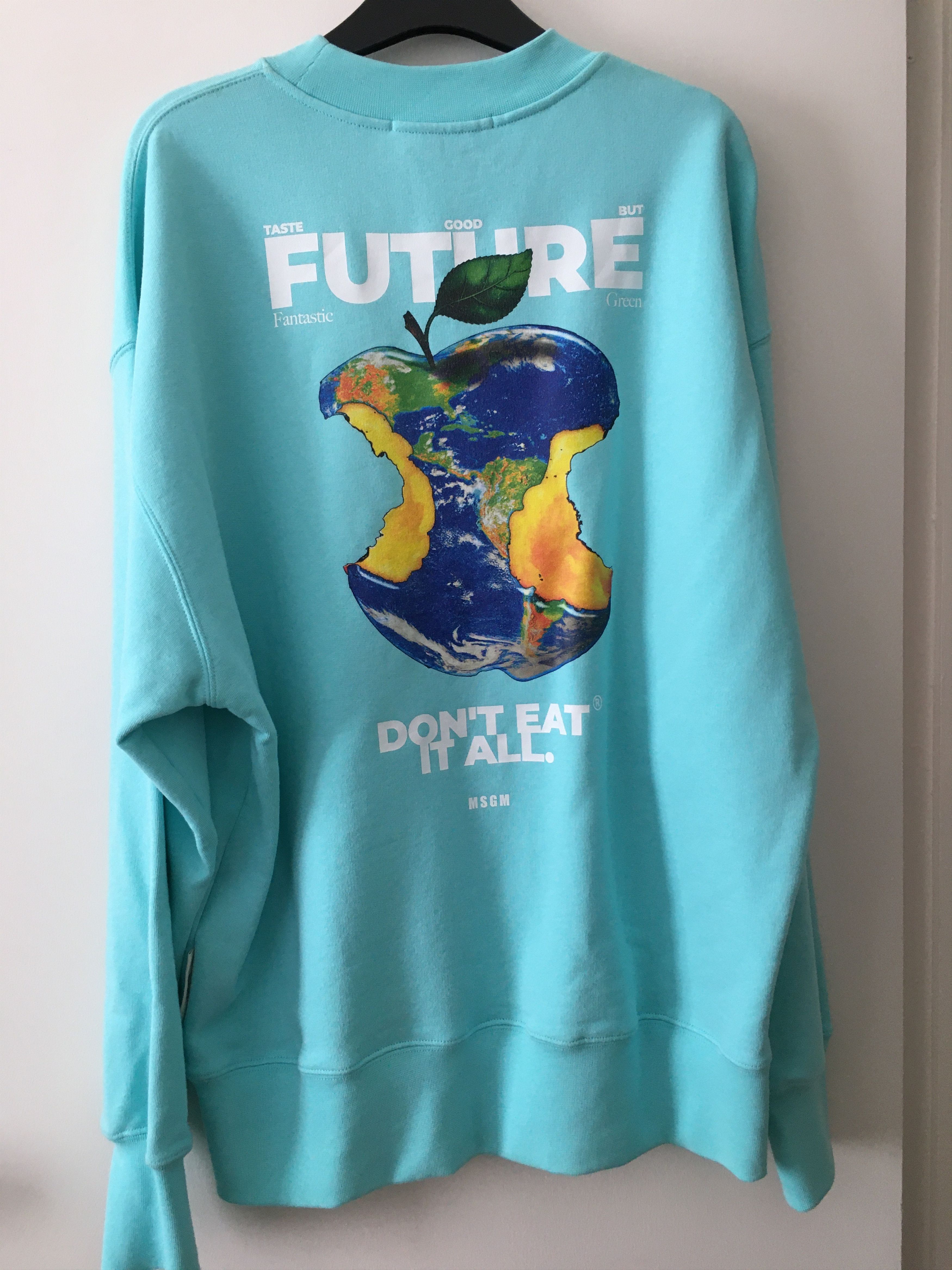 MSGM Fantastic Green Crewneck Sweatshirt Size US M / EU 48-50 / 2 - 2 Thumbnail