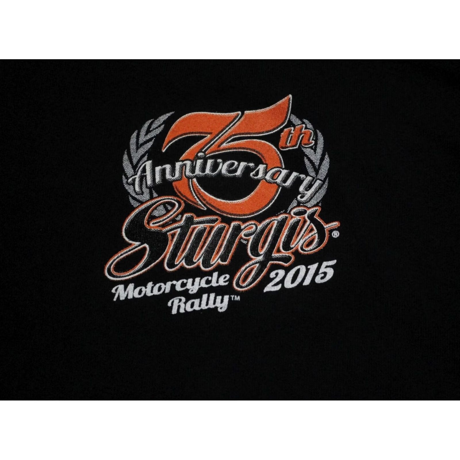 Vintage Sturgis Shirt Men XXL Black Short Sleeve Motorcycle Anniversary Rally Black Hill Shirt Mens 2XL Black Graphic Print Size US XXL / EU 58 / 5 - 3 Thumbnail