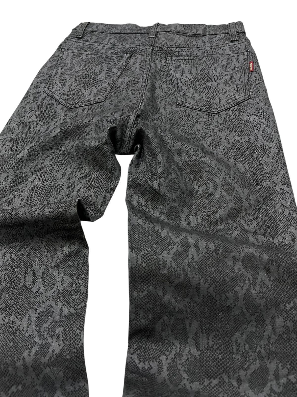 Japanese Brand Bison Pyton Pattern skinny Pants Size US 26 / EU 42 - 5 Thumbnail