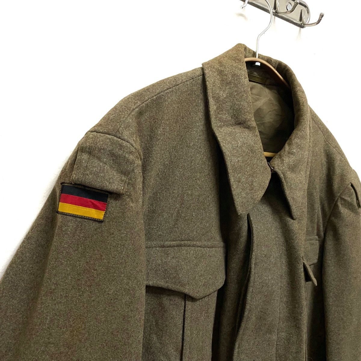 Other OG Vintage 60's HCH. MUERMANN K.G. Military Wool Army Size US L / EU 52-54 / 3 - 3 Thumbnail