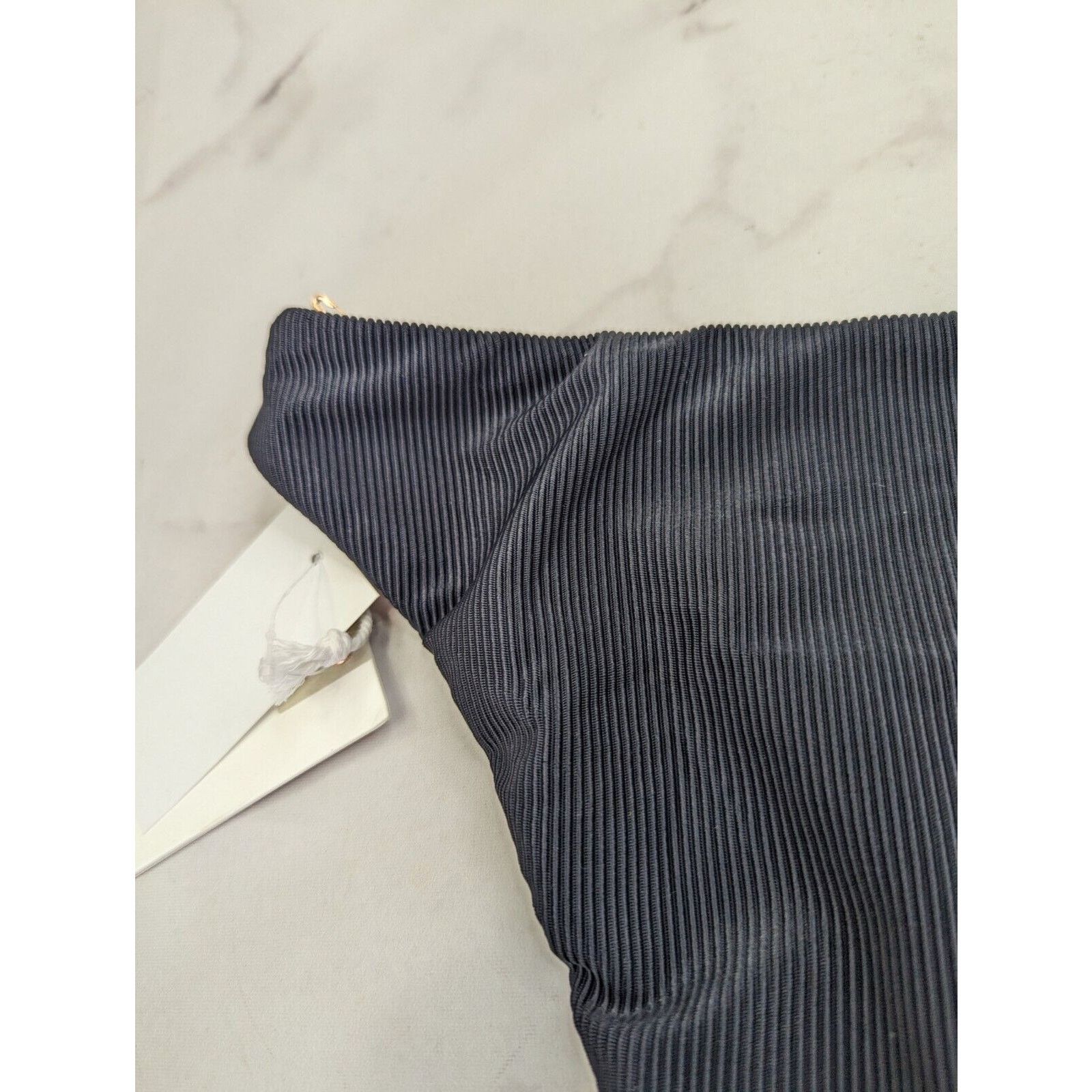 Good American Good American Swim Bottom Women Medium Black Rib Mid Bikini Size M / US 6-8 / IT 42-44 - 7 Thumbnail