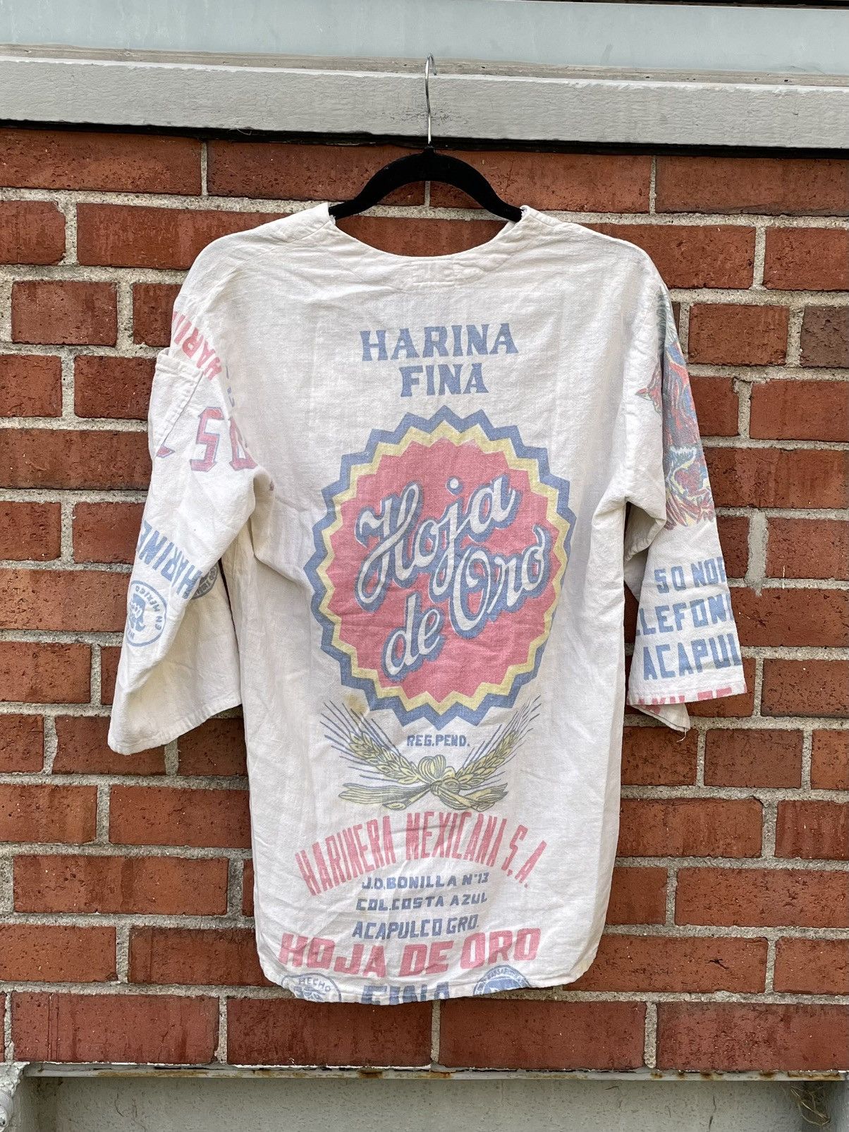 Vintage Vintage 1960s Tiki Mens Wear Los Tigres Flor Sack Shirt Size US M / EU 48-50 / 2 - 6 Thumbnail