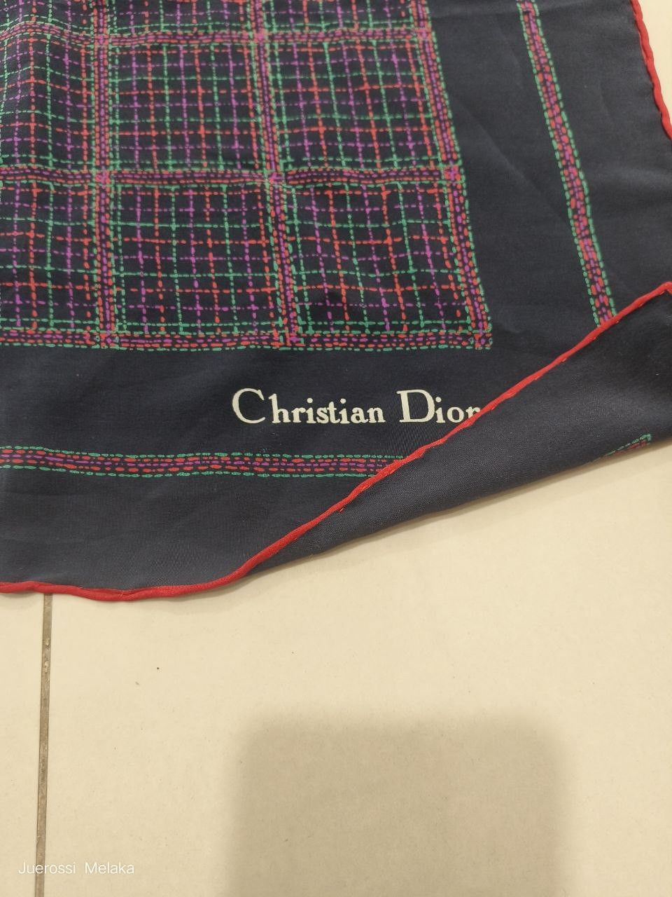 Christian Dior Monsieur Vintage Christian Dior Silk Scarf Size ONE SIZE - 2 Thumbnail