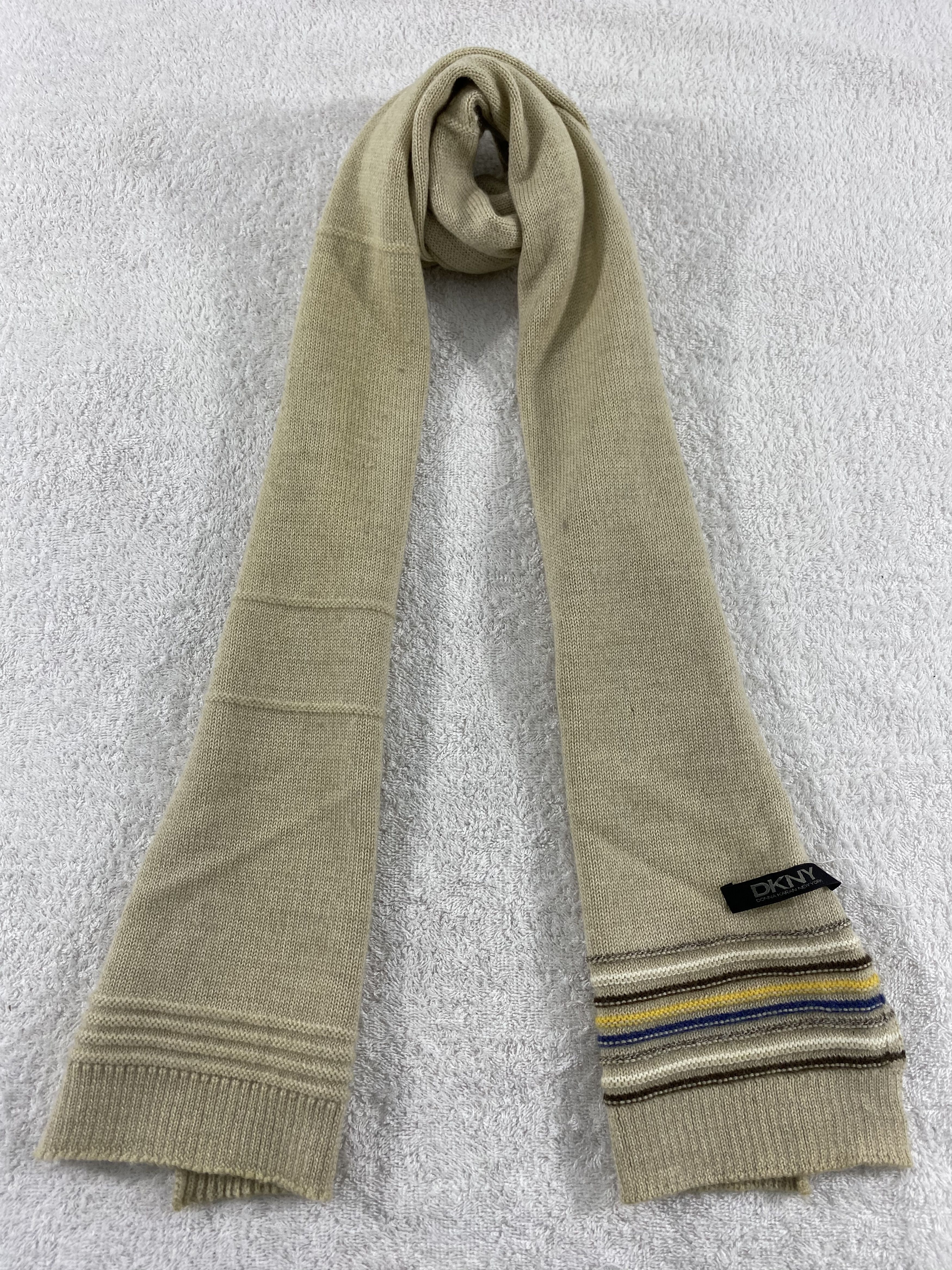 DKNY × Vintage DKNY Scarf / Muffler / Neckwear - WW1620 Size ONE SIZE - 1 Thumbnail