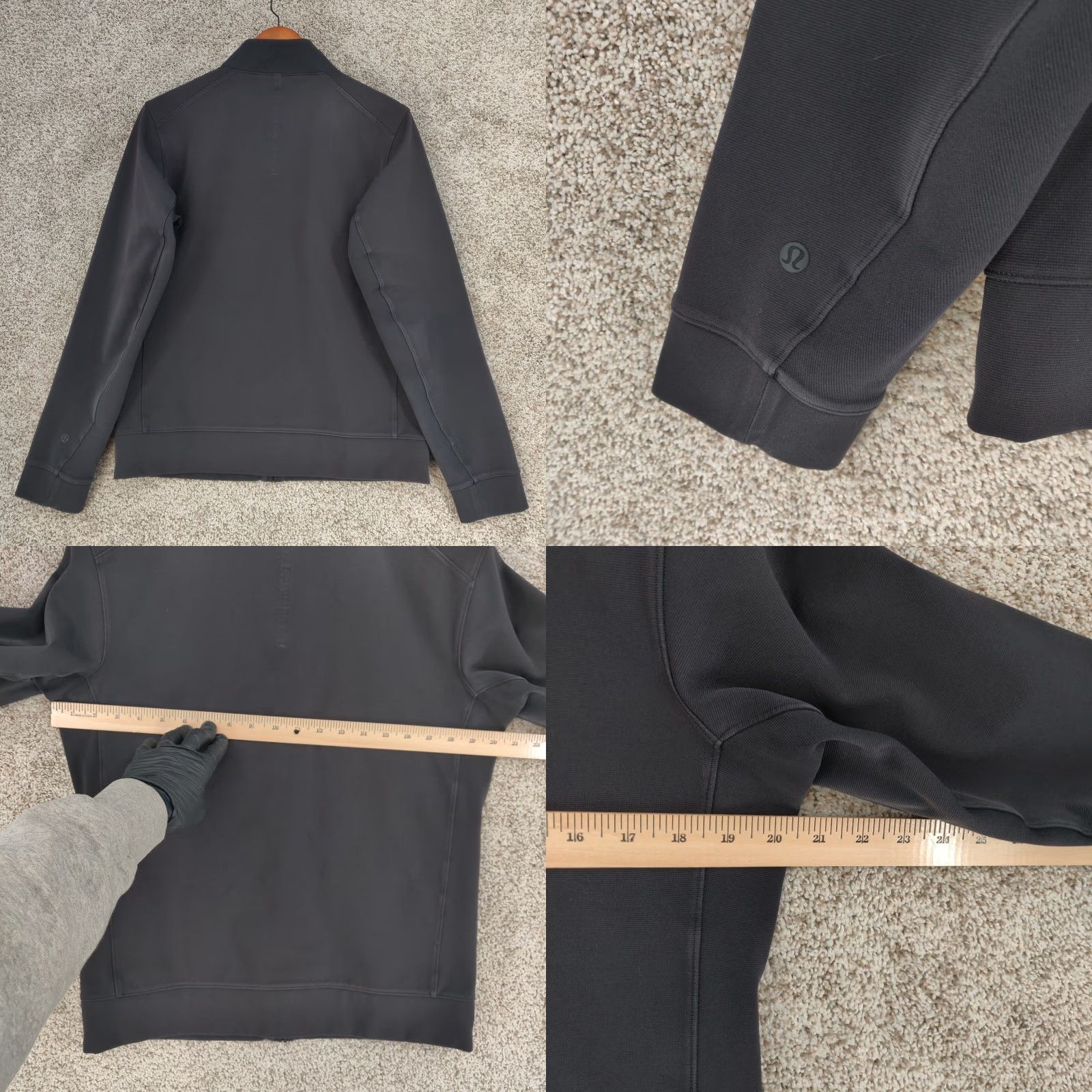 Lululemon Lululemon Sojourn Jacket Mens Small Black Full Zip Pockets Performance Size US S / EU 44-46 / 1 - 9 Thumbnail