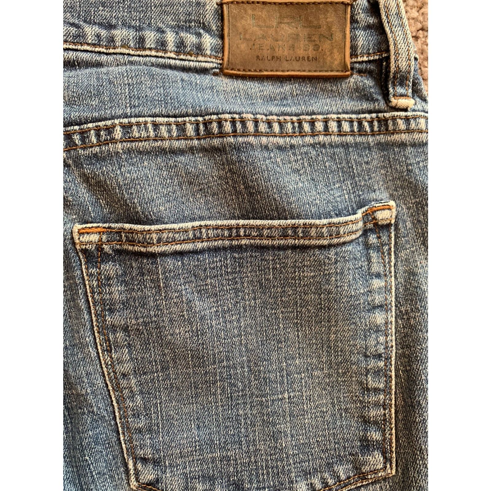 CO Ralph Lauren Jeans Co Womans Classic Straight Sz 14 Inseam 30 Size 36" / US 14 / IT 50 - 3 Thumbnail