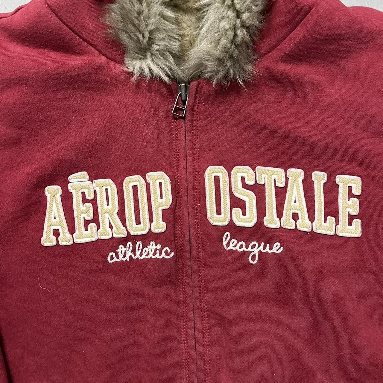 Aeropostale Aeropostale Faux Fur Hood Zip Up Hoodie Size M / US 6-8 / IT 42-44 - 3 Thumbnail