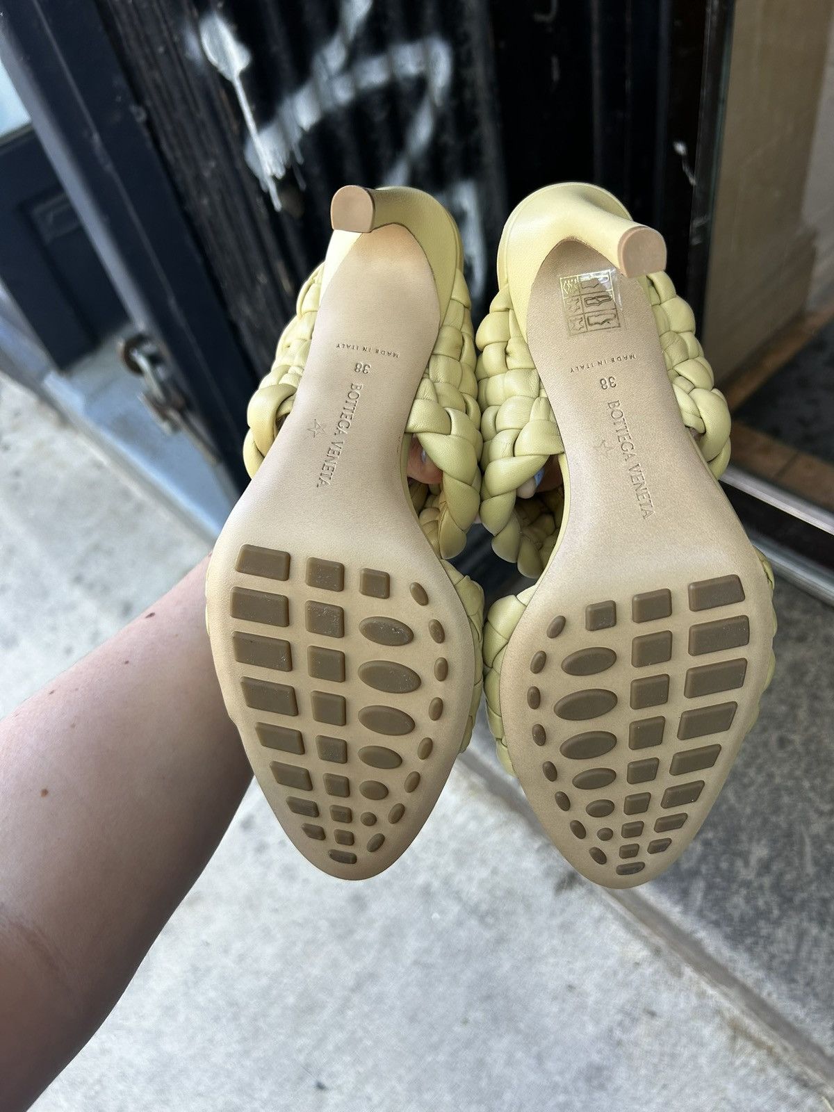 Bottega Veneta BOTTEGA VENETA - Curve Braided Leather Sandals 👡 Size US 8 / IT 38 - 8 Thumbnail