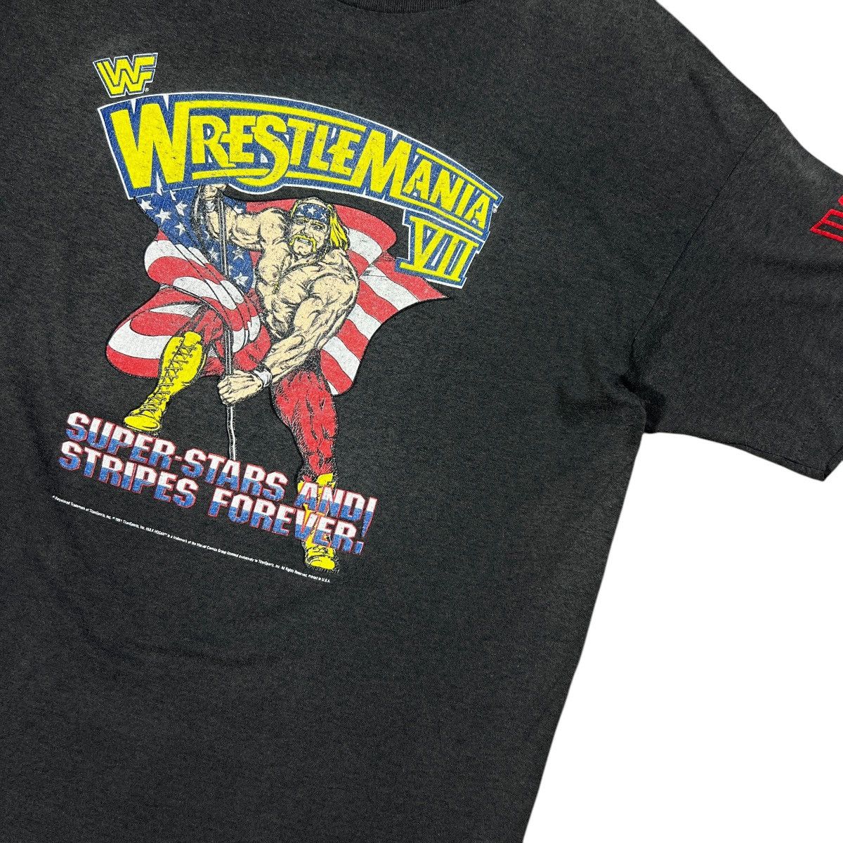 WWE 1991 RARE WRESTLEMANIA 7 HULK HOGAN Size US M / EU 48-50 / 2 - 4 Thumbnail