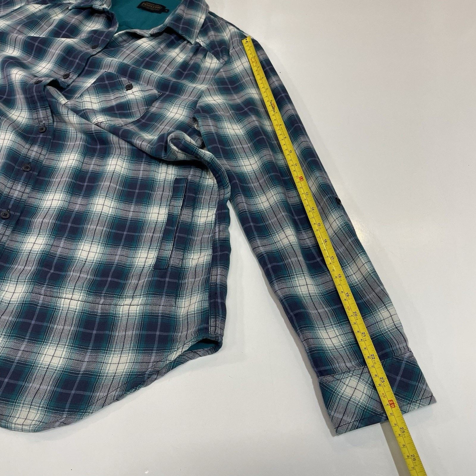 Pendleton Pendleton Shirt Men’s Medium Blue Shadow Plaid Burnside Size US M / EU 48-50 / 2 - 6 Thumbnail