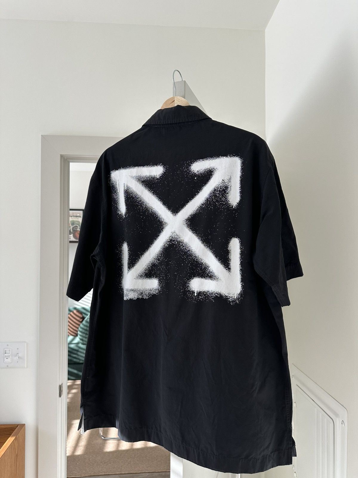 Off-White Off-White Paint Arrow Shirt Size US L / EU 52-54 / 3 - 3 Thumbnail