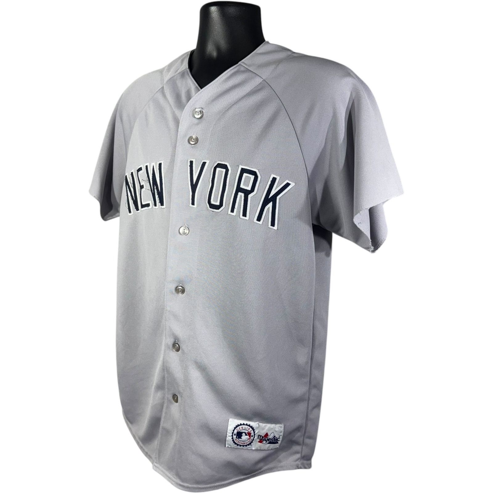 Majestic Vintage Majestic New York Yankees Spellout MLB Jersey Size US L / EU 52-54 / 3 - 3 Thumbnail