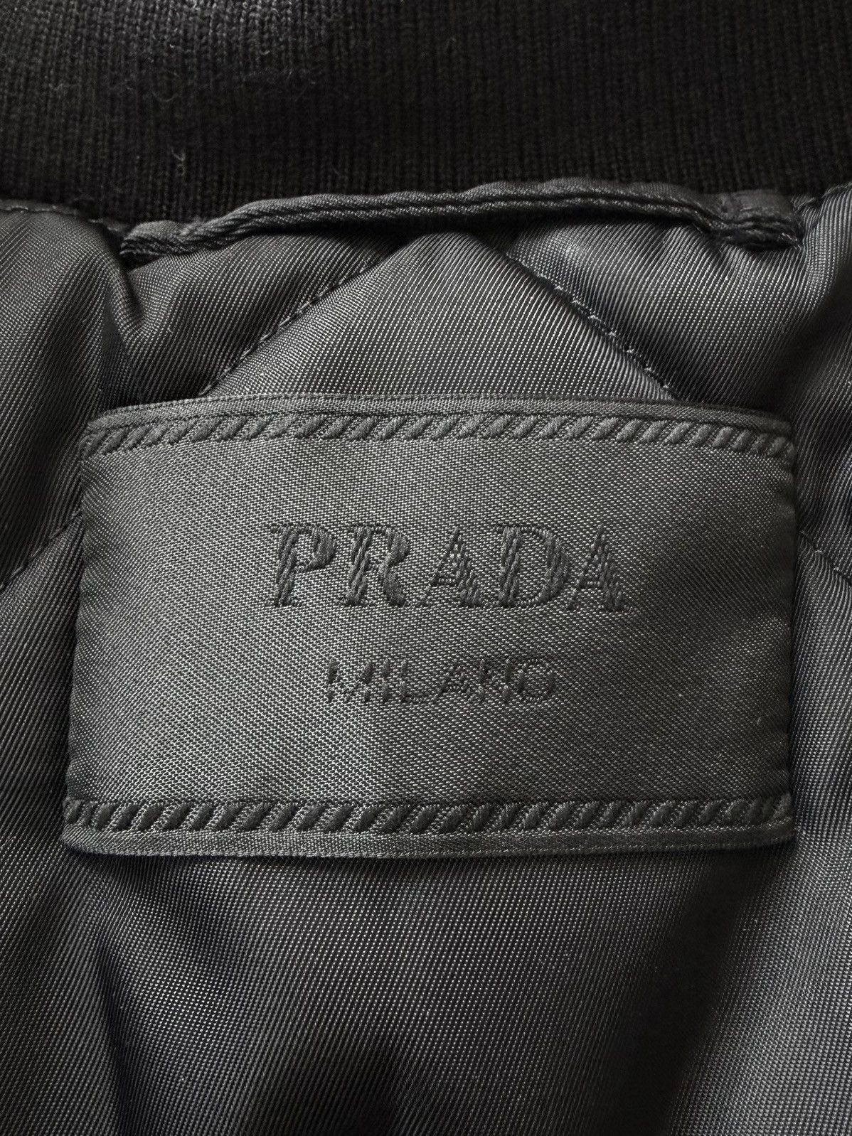 Prada Prada A/W 2022 Re-Nylon Black Bomber Jacket Size US S / EU 44-46 / 1 - 8 Thumbnail