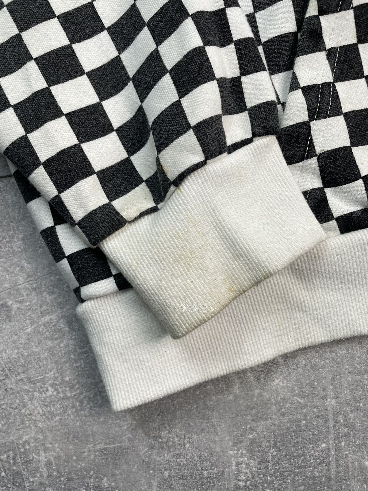 Vintage Childish Checkered Vintage Skate Hoodie Y2K Size US XL / EU 56 / 4 - 5 Thumbnail