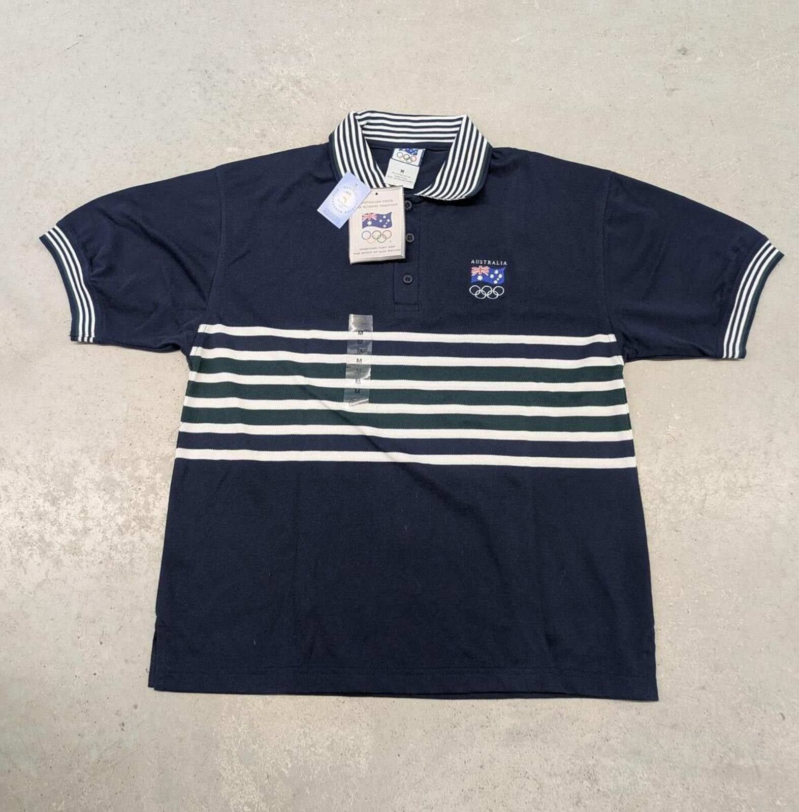 Vintage Vintage Y2K 2000 Sydney Australia Summer Olympics Polo Shirt Size US M / EU 48-50 / 2 - 1 Thumbnail