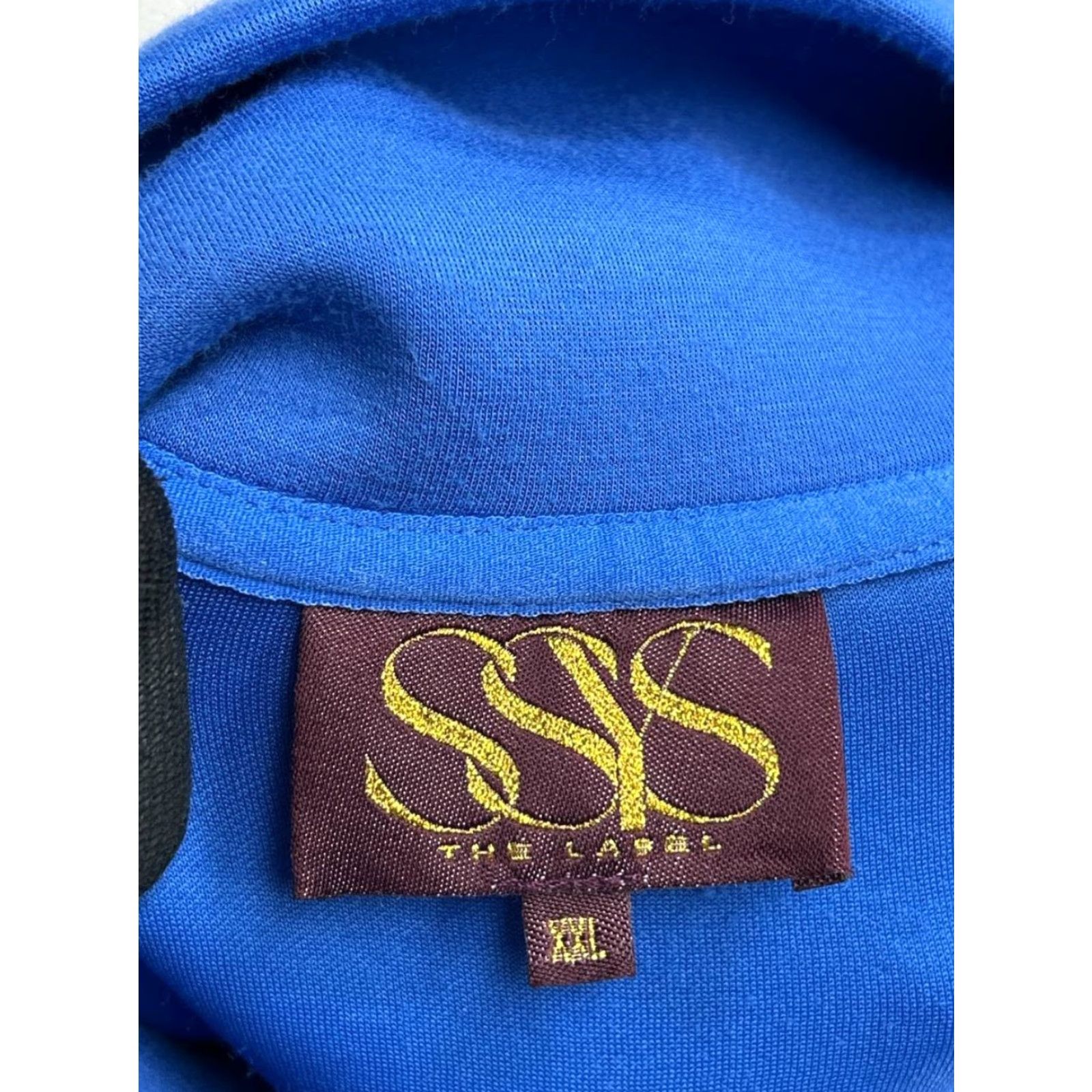 Vintage SSYS Sweatshirt Womens 2XL Blue Cropped Quarter Zip Mock Neck Pullover Shirt Activewear Womens SSYS Blue Cropped Quarter Zip Sweatshirt 2XL Size XXL / US 16-18 / IT 52-54 - 3 Thumbnail