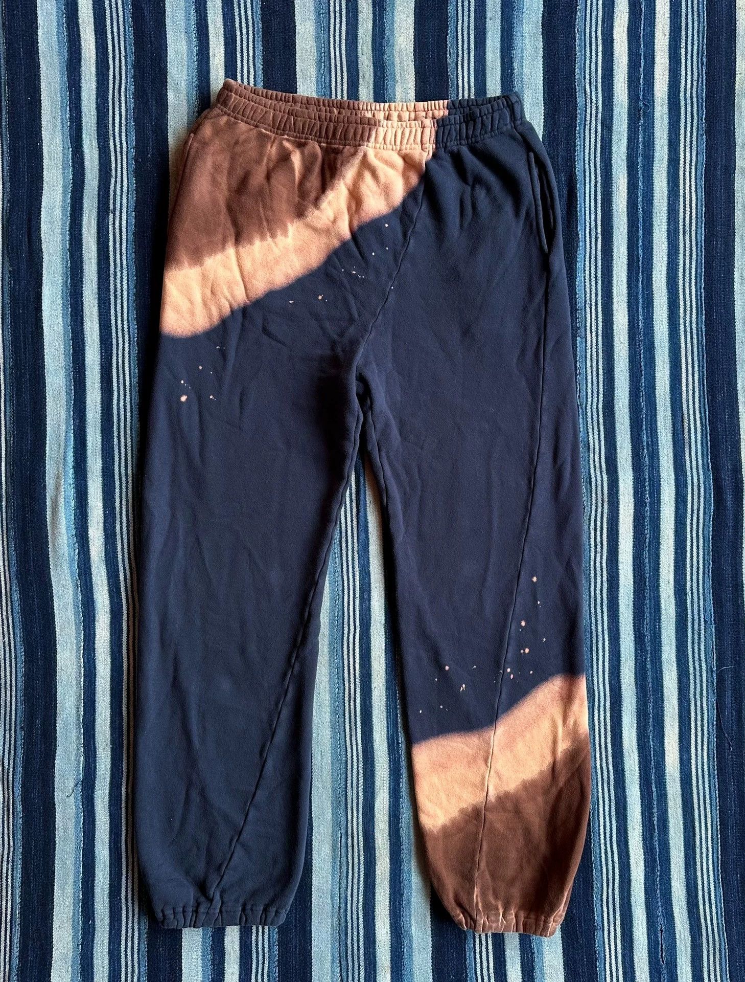 NOMA t.d NOMA t.d. Hand Dye Cuffed Sweatpants Gray & Navy 4 Size 27" / US 4 / IT 40 - 6 Thumbnail