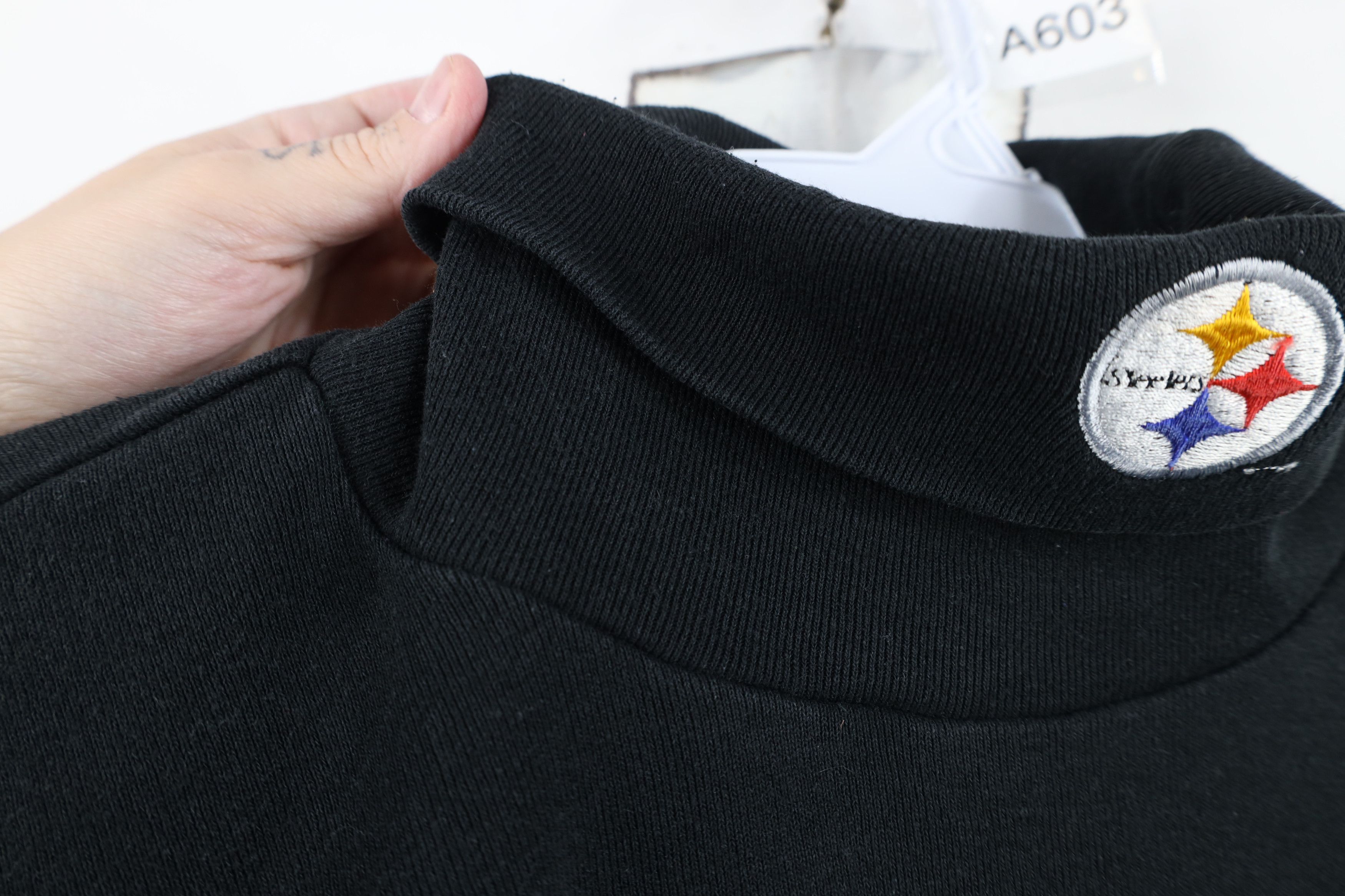 Majestic Vintage 90s Majestic Pittsburgh Football Turtleneck T-Shirt Size US XL / EU 56 / 4 - 7 Thumbnail