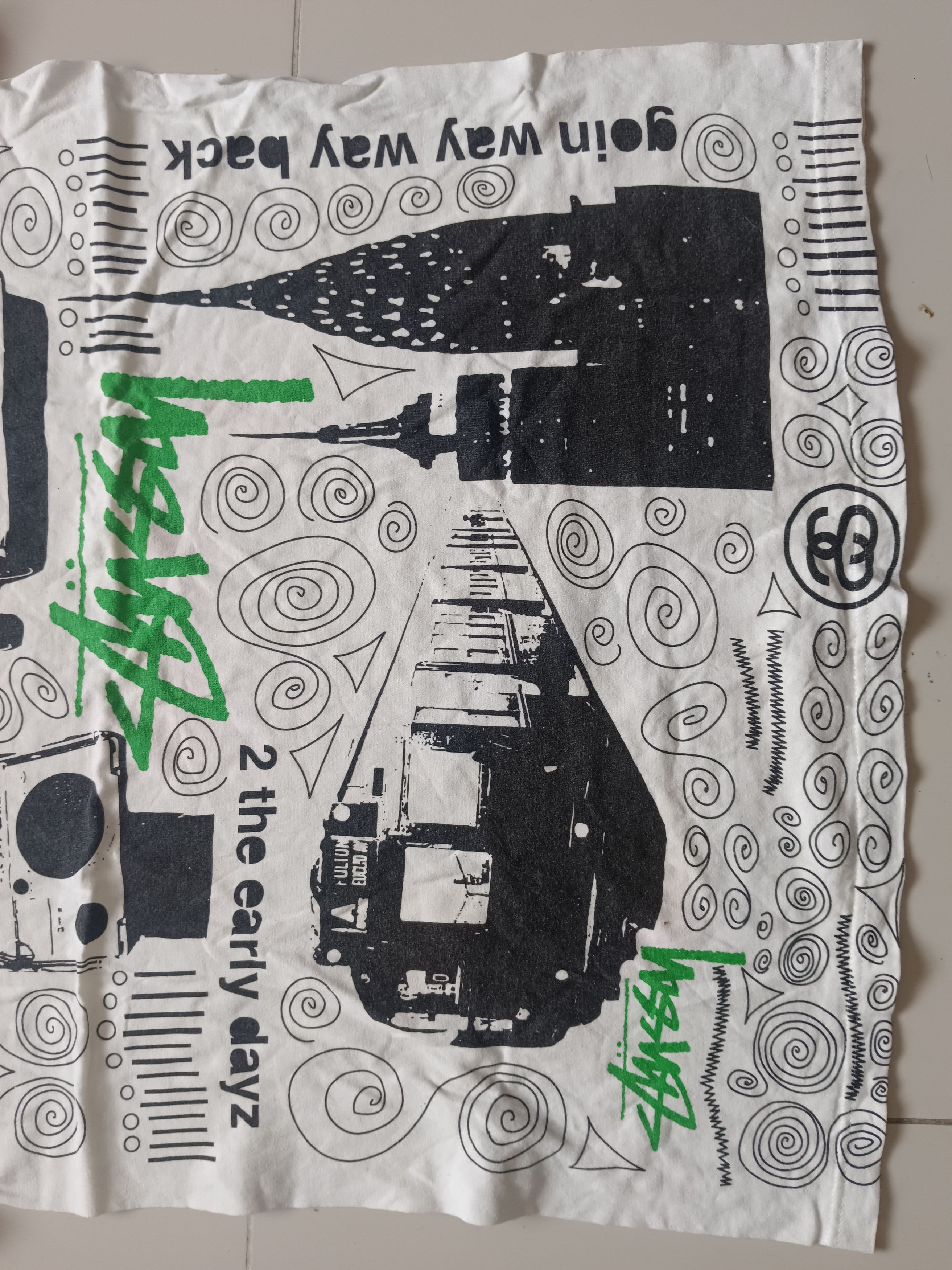 Stussy × Vintage Vintage Rare Stussy T-shirt Size US L / EU 52-54 / 3 - 3 Thumbnail