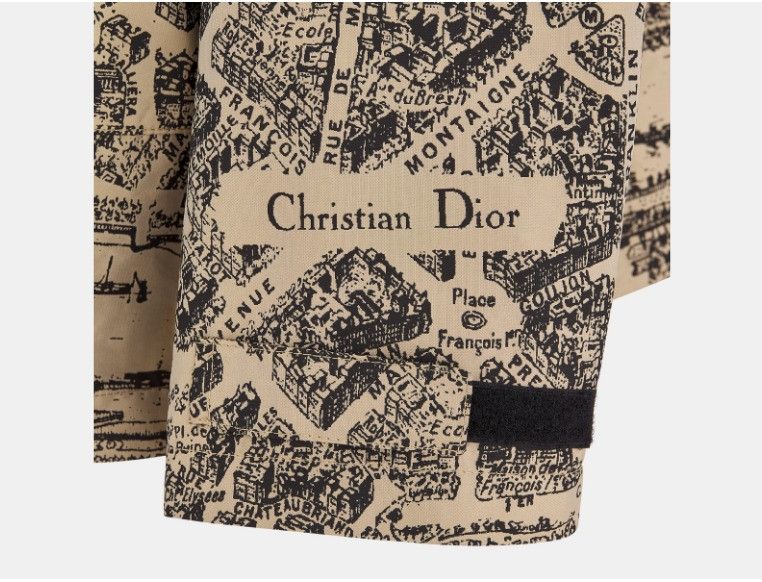 Dior o1w1db10425 357C25A Hooded Anork Jacket in Black & Beige Size XS / US 0-2 / IT 36-38 - 3 Thumbnail
