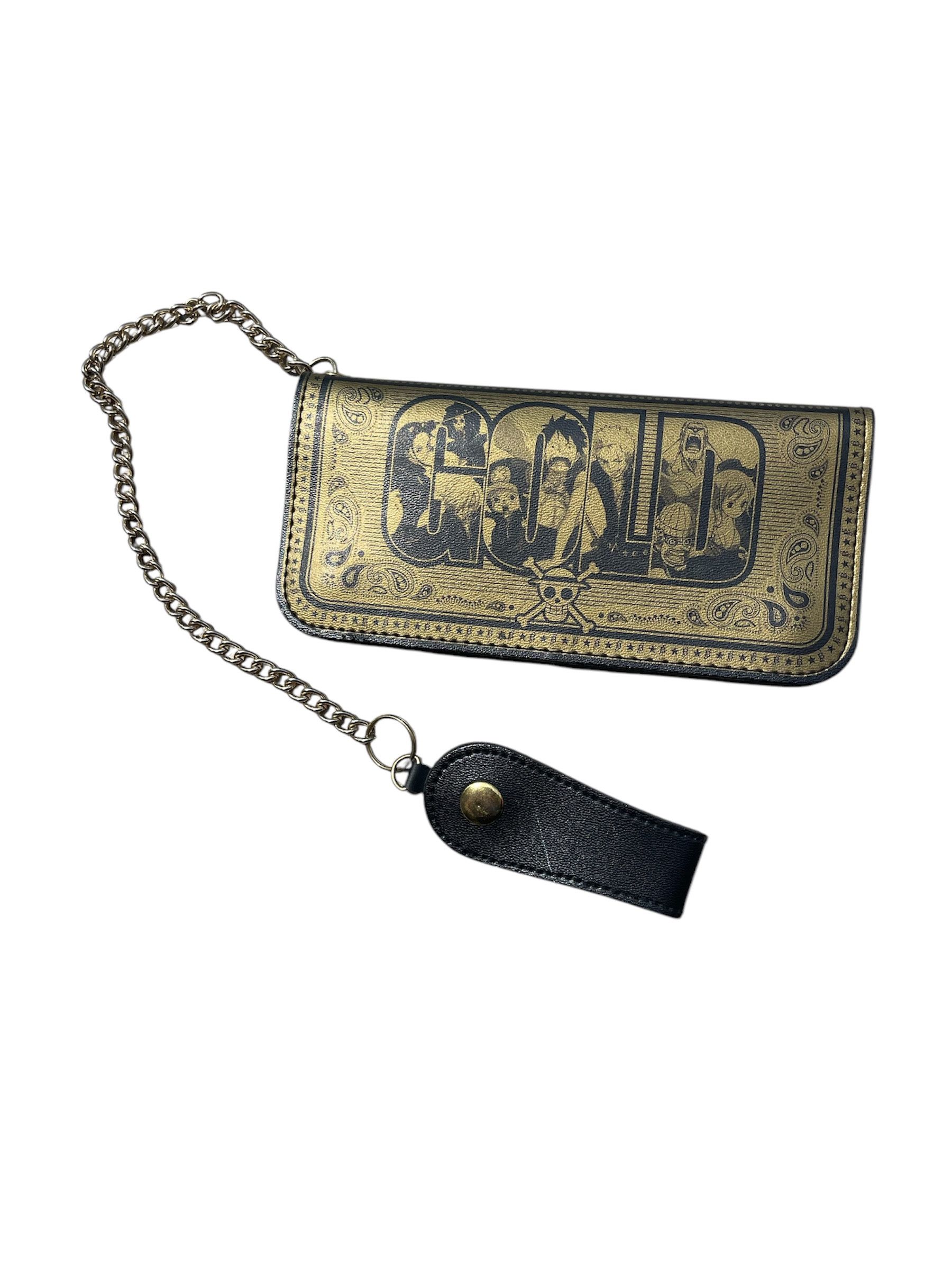 Anime × One Piece One Piece 2016 Gold Long Wallet Size ONE SIZE - 1 Thumbnail