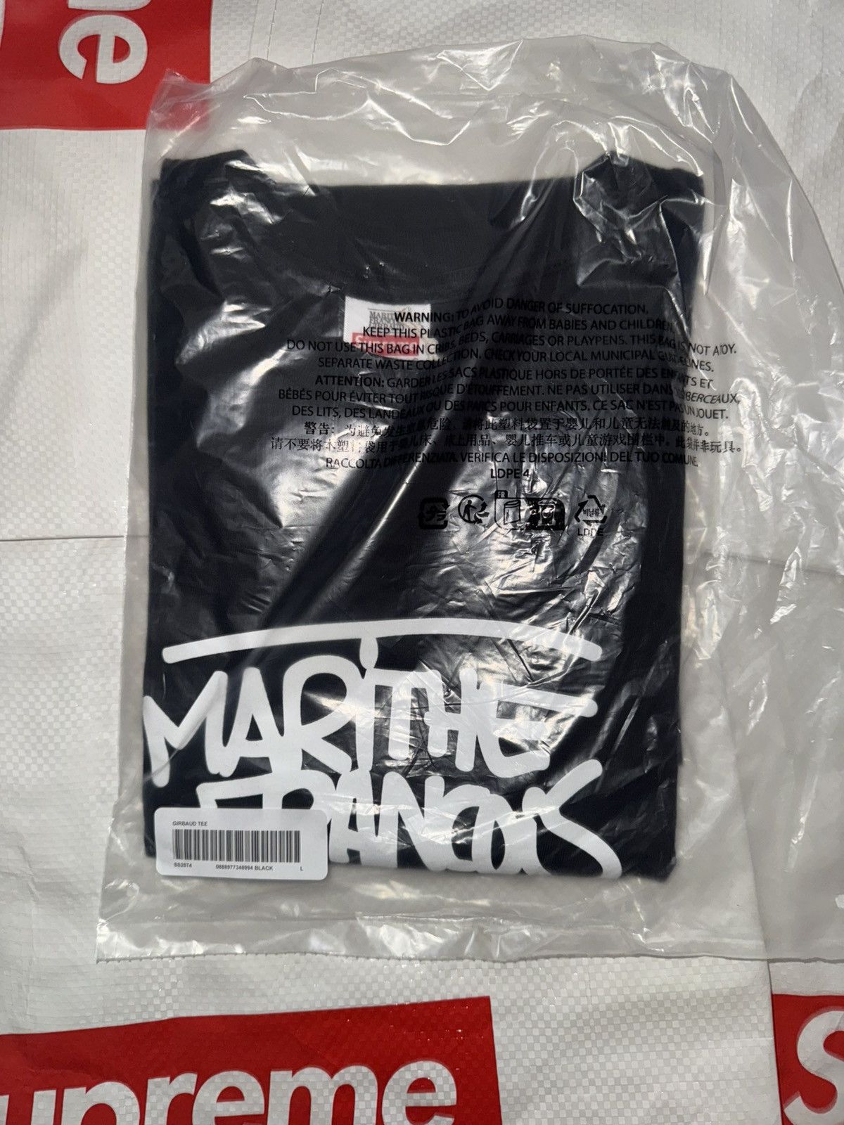 Marithe + Francois Girbaud × Supreme Supreme Marithé + François Girbaud Tee Size US L / EU 52-54 / 3 - 2 Thumbnail