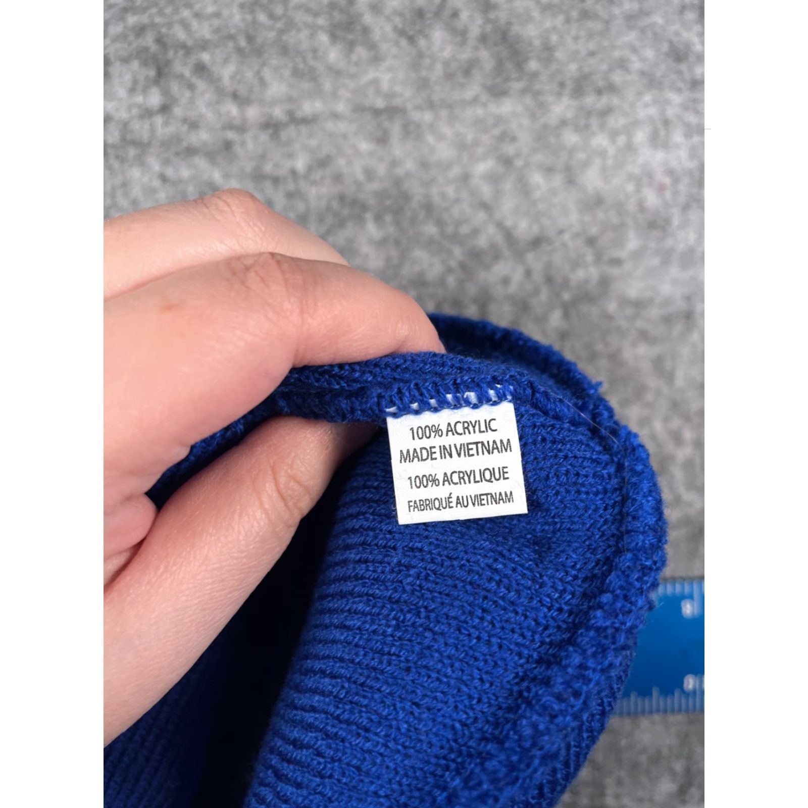 Vintage Promo Headwear Beanie Adult One Size Blue Knit 100% Acrylic Riviera Maya Beach Toque Casual Travel Men/Women Size ONE SIZE - 7 Thumbnail