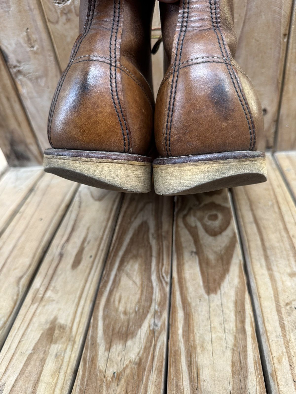 Red Wing Red wing 875 brown Moc Toe Leather boots sz UK 8 US 9 E Size US 9 / EU 42 - 16 Thumbnail