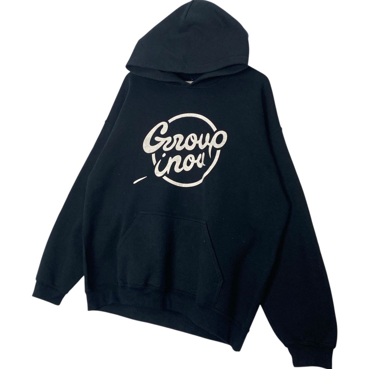 Vintage Japanese Hip Hop Duo Group_Inou Hoodie Sweater Black