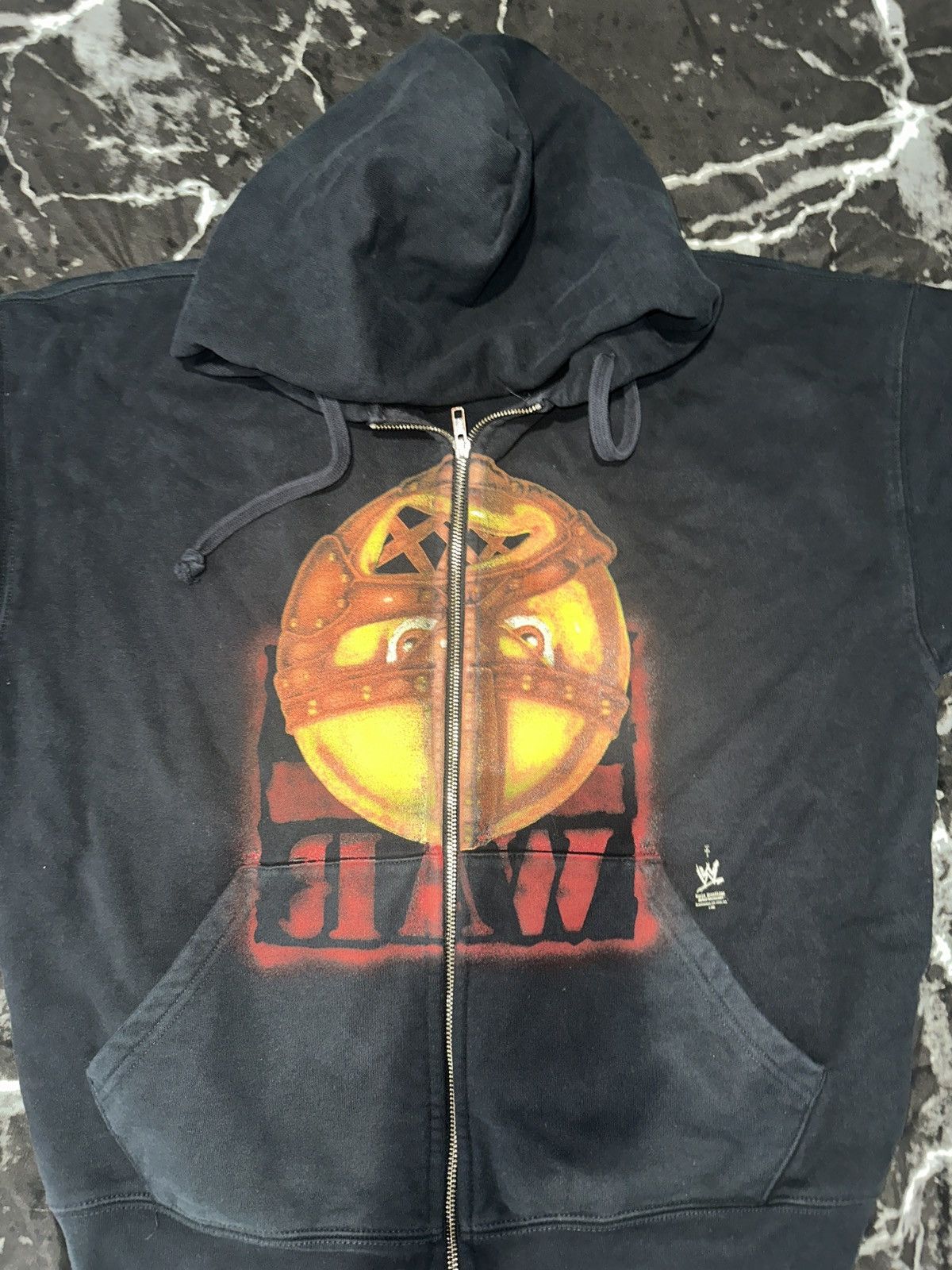 Cactus Jack Travis Scott x WWE Mankind Zip Hoodie〇関送込〇 Travis Scott x WWE Double Cactus Jack Mick Foley Zip Hoodie