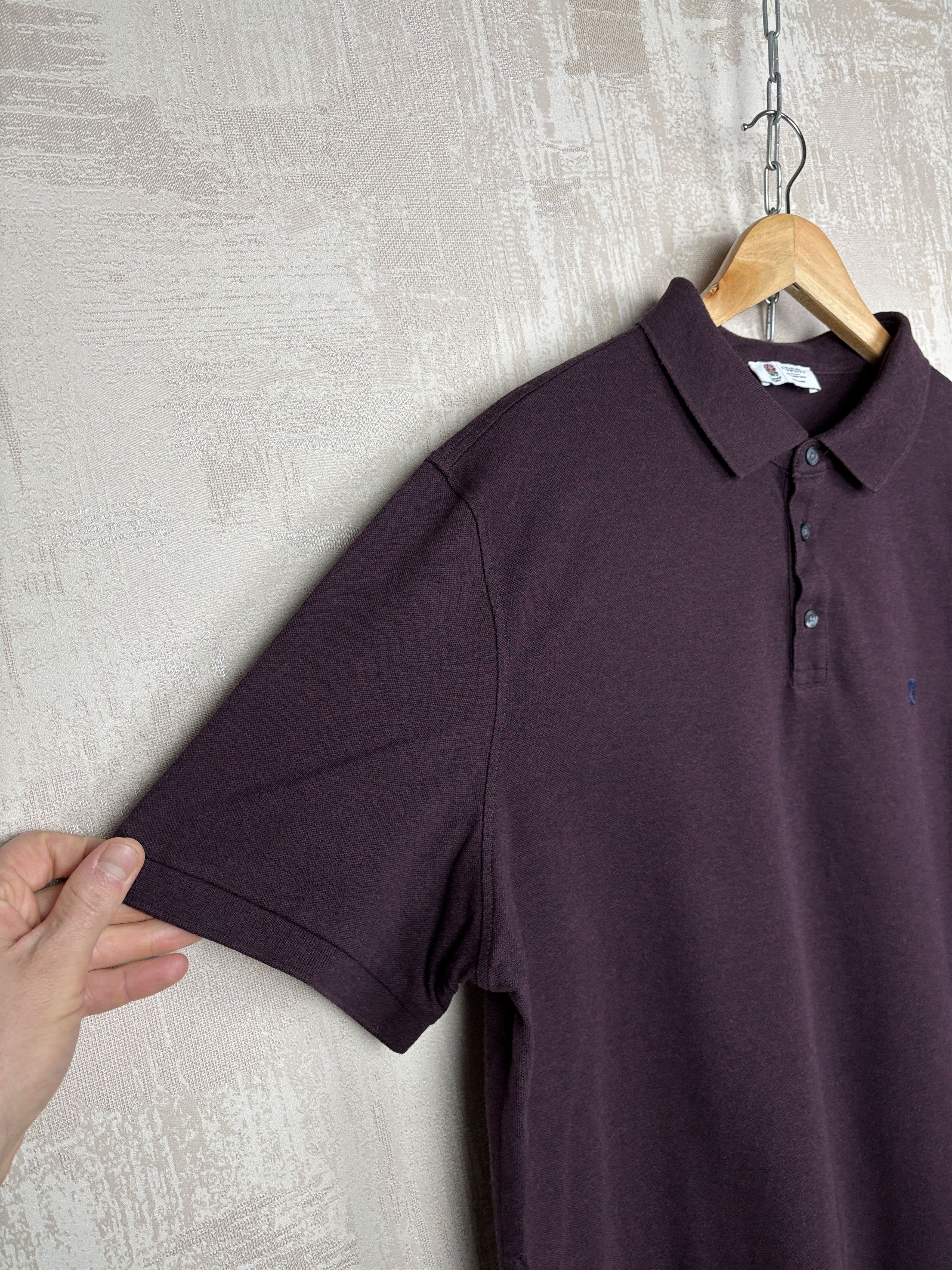 Charles Tyrwhitt Charles Tyrwhitt England Rugby Rose Logo Polo T-shirt Size US XL / EU 56 / 4 - 7 Thumbnail