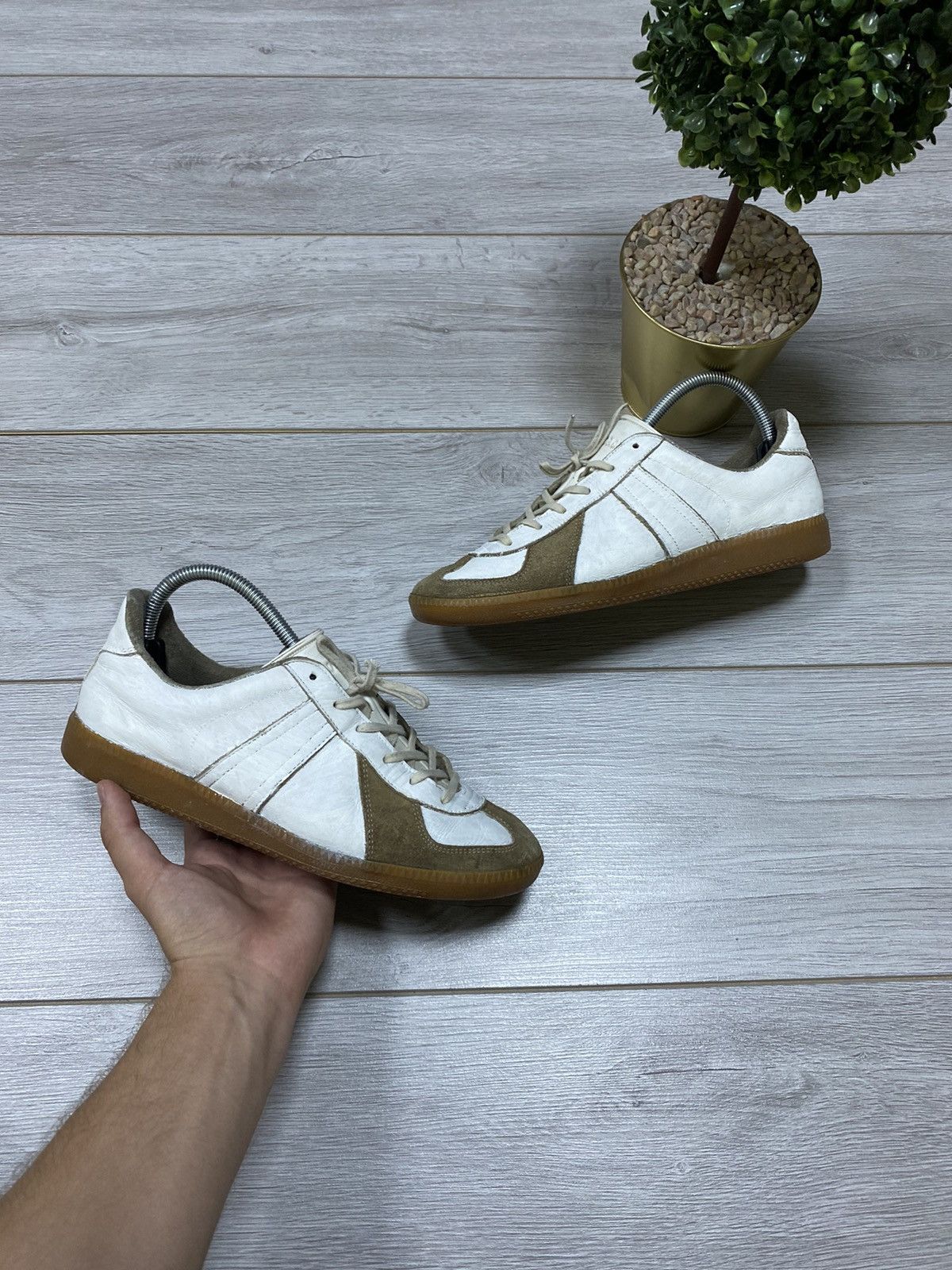 Vintage GAT Margiela style BW-sport 260 leather trainers shoes Size US 7.5 / EU 40-41 - 1 Thumbnail