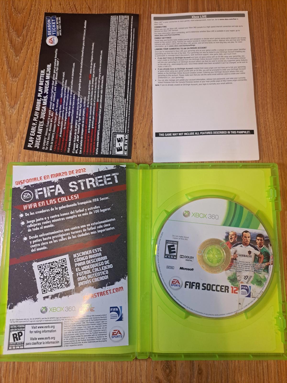 Other FIFA Soccer 12 XBox 360 Video Game Size ONE SIZE - 3 Thumbnail