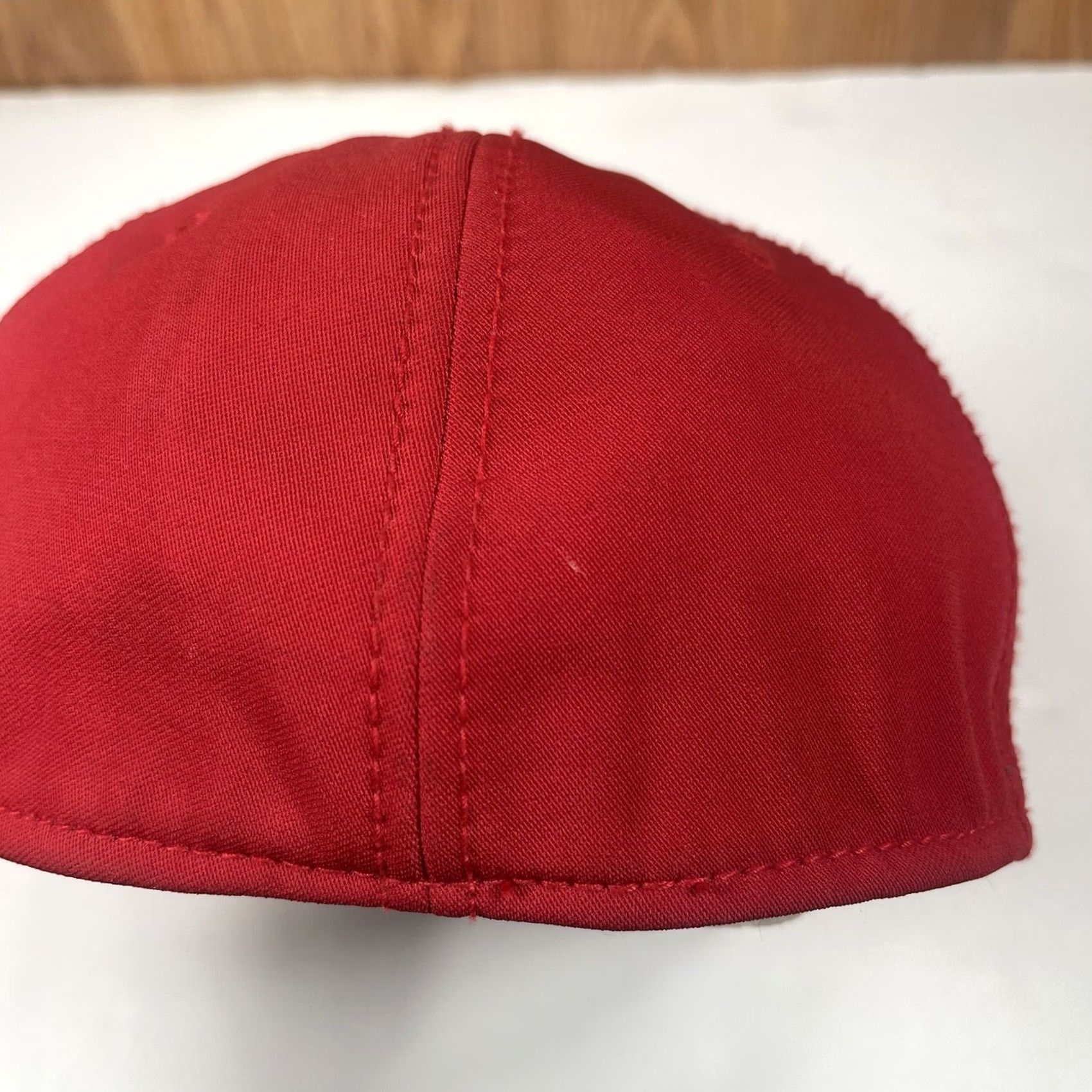 Under Armour Under Armour Hat Adult S Red USB600 Stretch Fitted Baseball Cap Size ONE SIZE - 7 Thumbnail