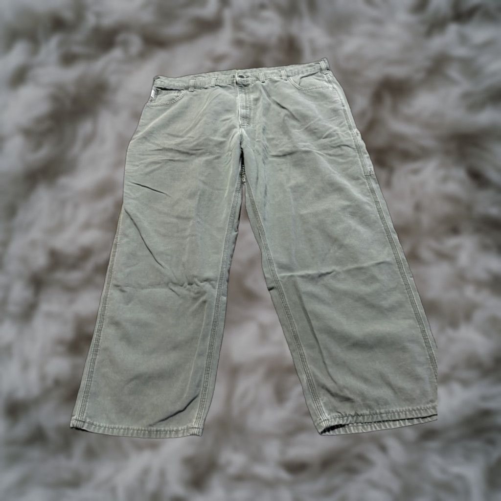 Carhartt Carhartt Jeans Men Flame-Resistant 46 46X30 Denim Blue 5-Pocket Logo Relaxed Regular Inseam 30" 46 Waist Flame-Resistant Denim Jeans Mens Size US 30 / EU 46 - 1 Thumbnail